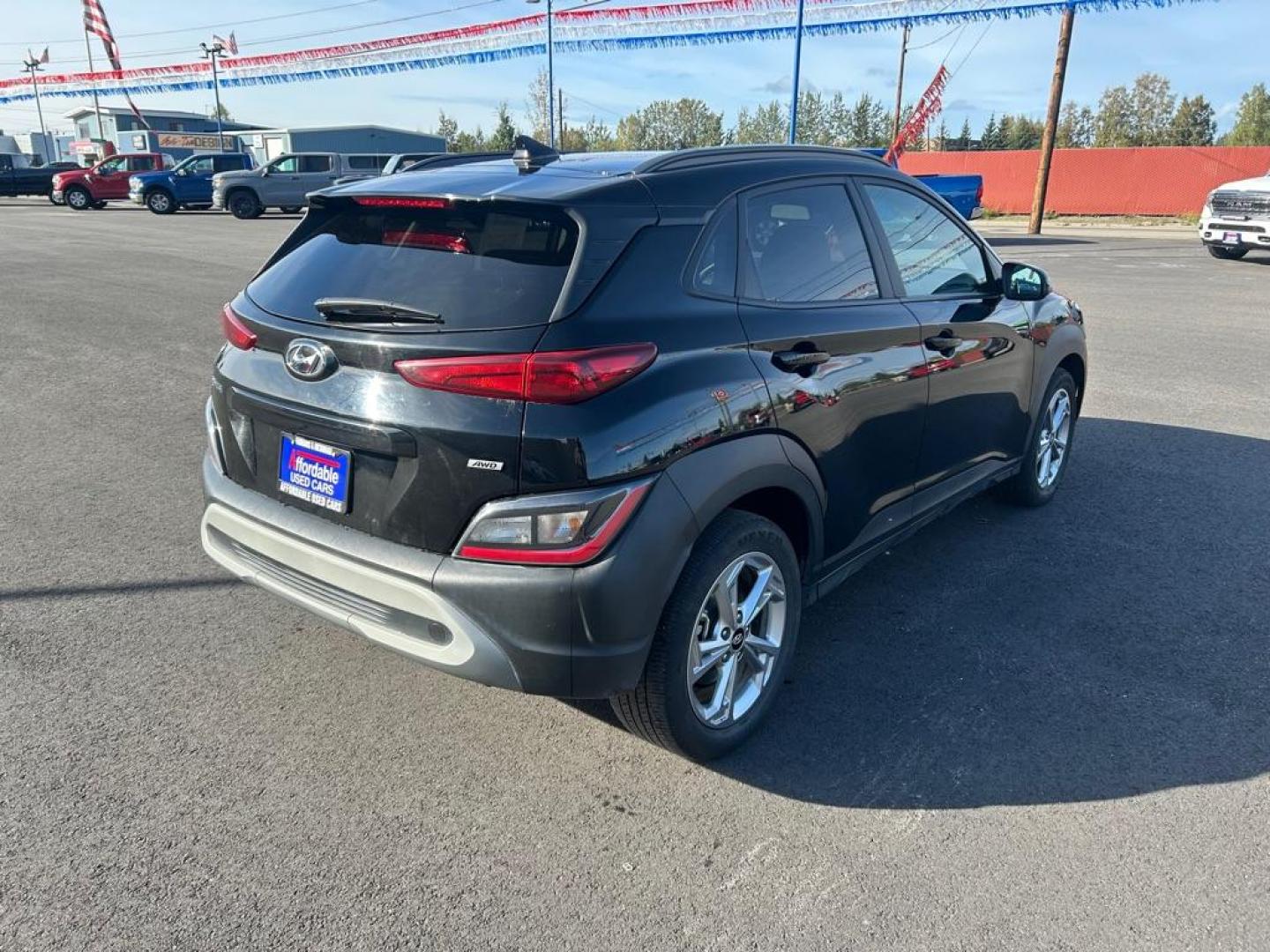 2023 BLACK HYUNDAI KONA SEL (KM8K6CAB2PU) with an 2.0L engine, Continuously Variable transmission, located at 2525 S. Cushman, Fairbanks, AK, 99701, (907) 452-5707, 64.824036, -147.712311 - Photo#2