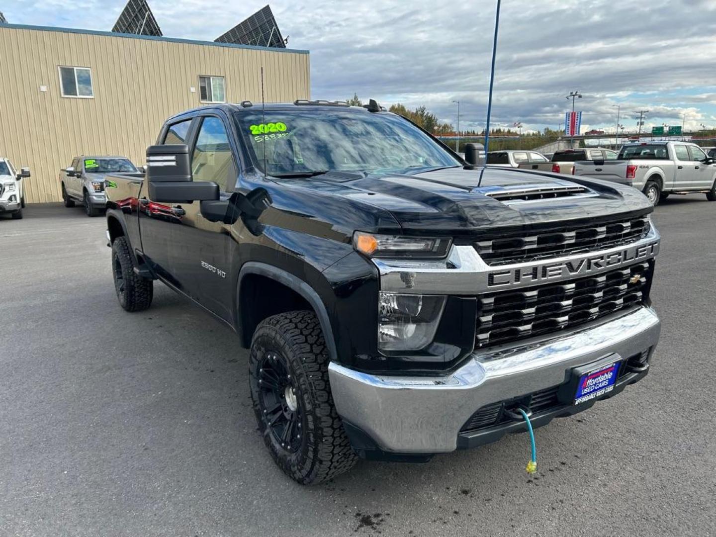 2020 BLACK CHEVROLET SILVERADO 2500 HEAVY DUTY LT (1GC4YNE76LF) with an 6.6L engine, Automatic transmission, located at 2525 S. Cushman, Fairbanks, AK, 99701, (907) 452-5707, 64.824036, -147.712311 - Photo#1