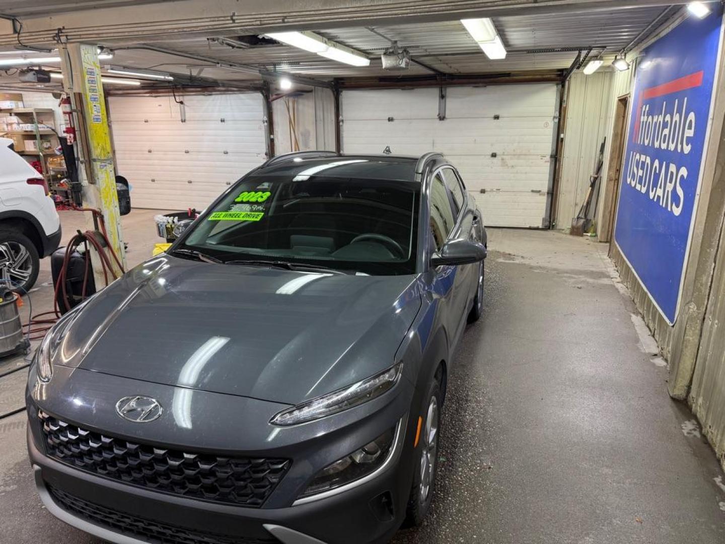 2023 GRAY HYUNDAI KONA SEL (KM8K6CAB8PU) with an 2.0L engine, Continuously Variable transmission, located at 2525 S. Cushman, Fairbanks, AK, 99701, (907) 452-5707, 64.824036, -147.712311 - Photo#1