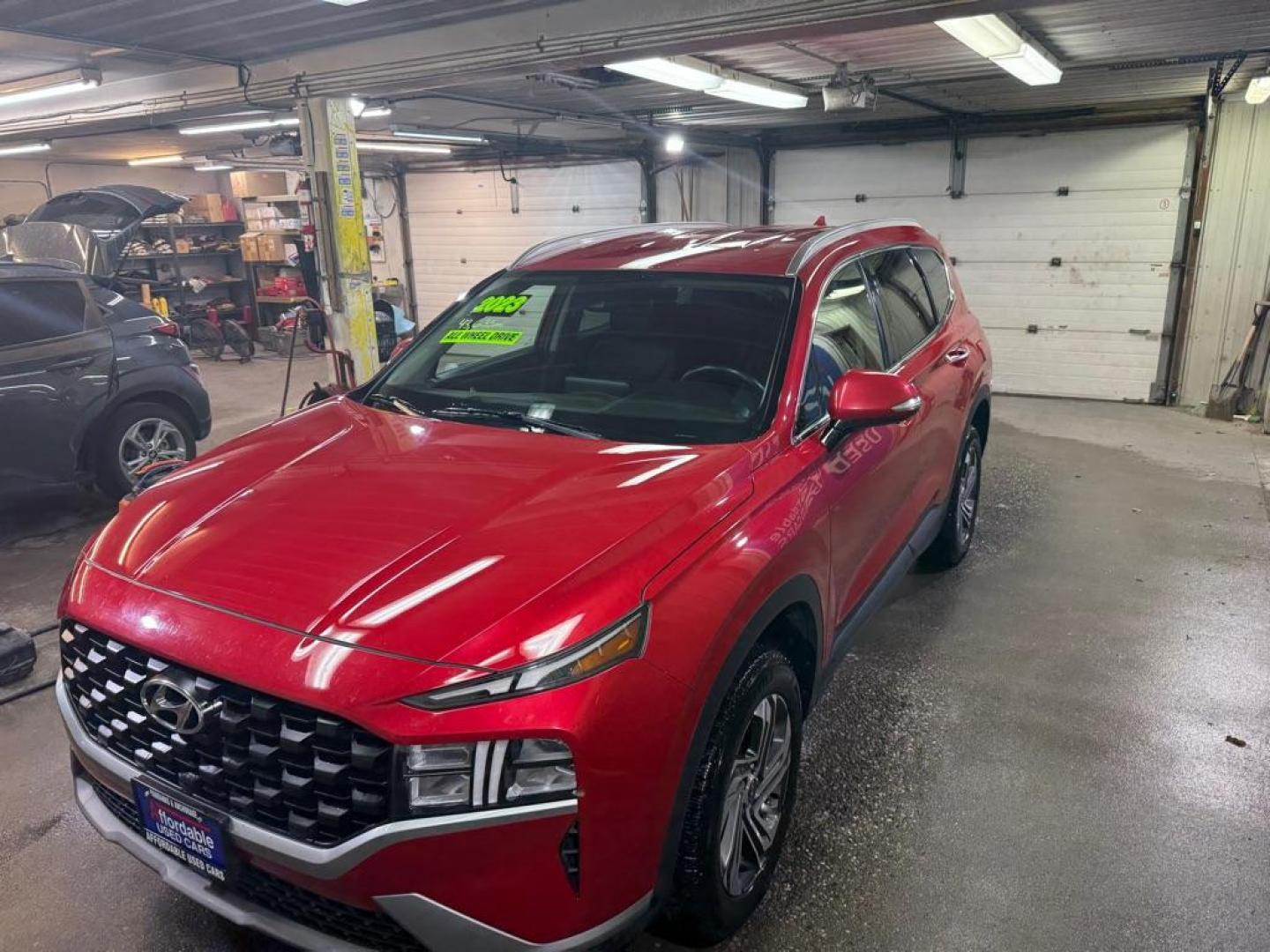 2023 RED HYUNDAI SANTA FE SEL (5NMS2DAJ0PH) with an 2.5L engine, Automatic transmission, located at 2525 S. Cushman, Fairbanks, AK, 99701, (907) 452-5707, 64.824036, -147.712311 - Photo#1