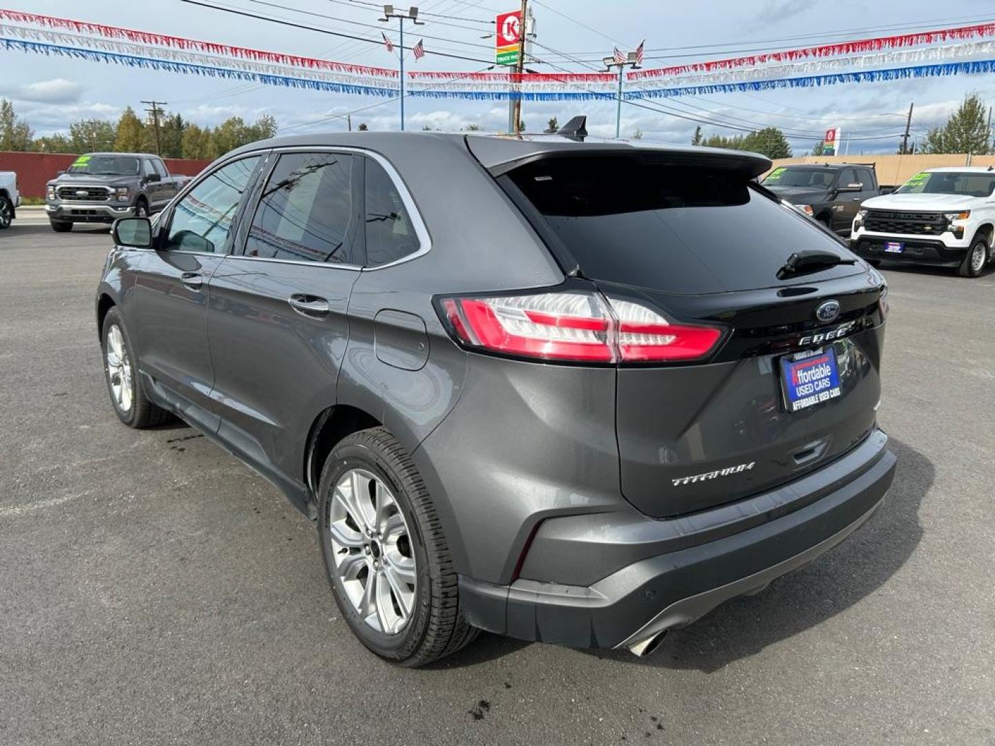 2023 GRAY FORD EDGE TITANIUM (2FMPK4K93PB) with an 2.0L engine, Automatic transmission, located at 2525 S. Cushman, Fairbanks, AK, 99701, (907) 452-5707, 64.824036, -147.712311 - Photo#3
