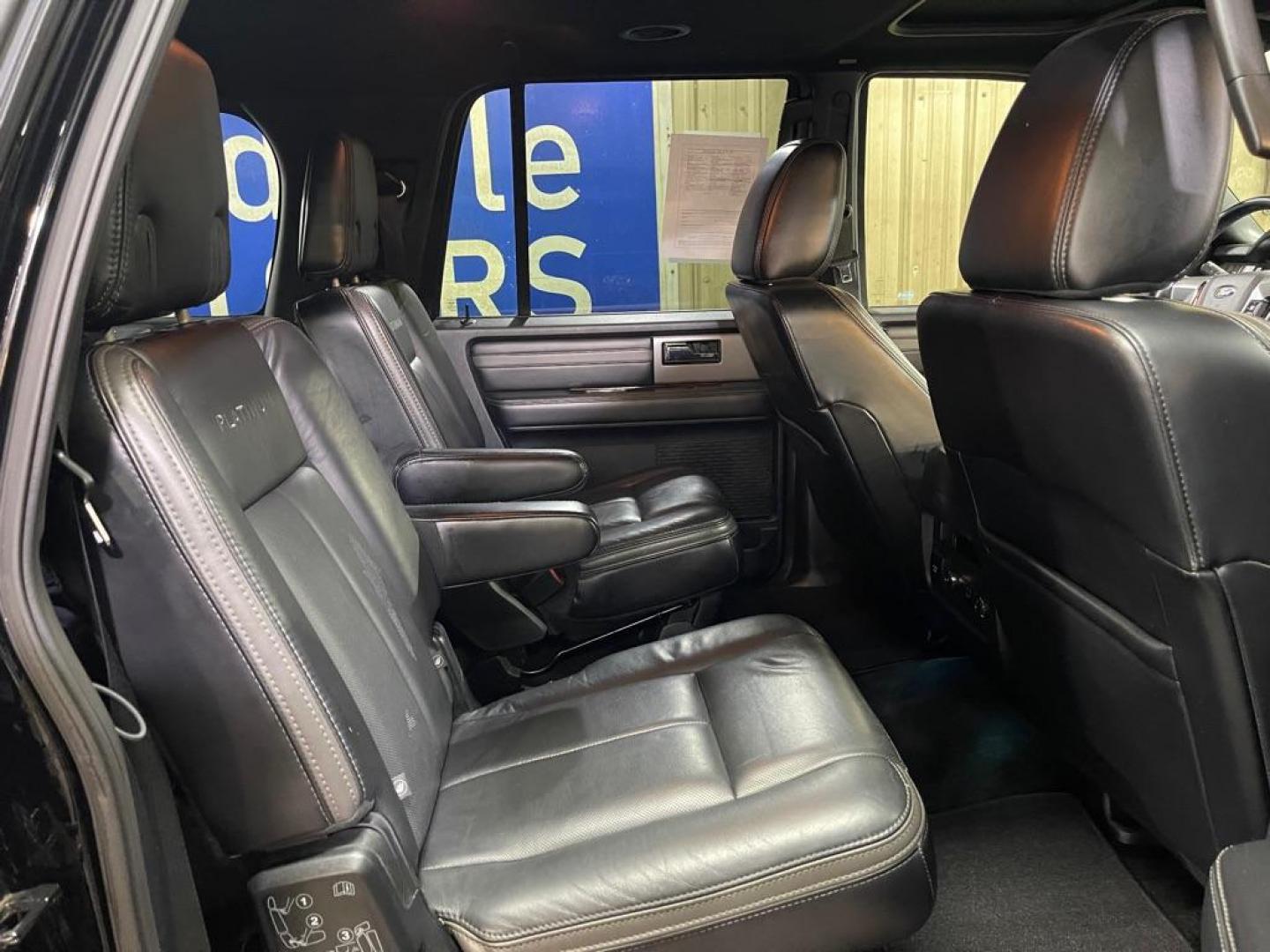 2016 BLACK FORD EXPEDITION EL PLATINUM (1FMJK1MTXGE) with an 3.5L engine, Automatic transmission, located at 2525 S. Cushman, Fairbanks, AK, 99701, (907) 452-5707, 64.824036, -147.712311 - Photo#4
