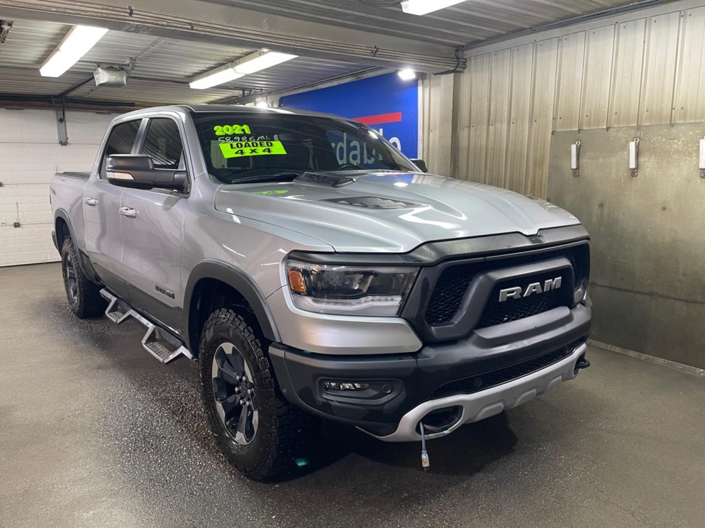 2021 SILVER RAM 1500 REBEL REBEL (1C6SRFLT2MN) with an 5.7L engine, Automatic transmission, located at 2525 S. Cushman, Fairbanks, AK, 99701, (907) 452-5707, 64.824036, -147.712311- Photo#0