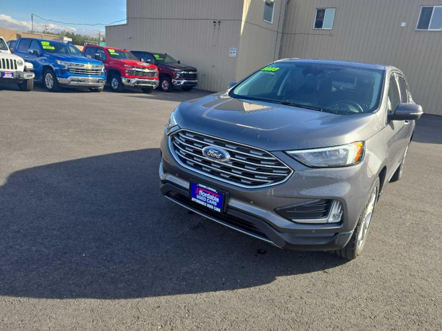 2023 GRAY FORD EDGE TITANIUM (2FMPK4K97PB) with an 2.0L engine, Automatic transmission, located at 2525 S. Cushman, Fairbanks, AK, 99701, (907) 452-5707, 64.824036, -147.712311 - Photo#3