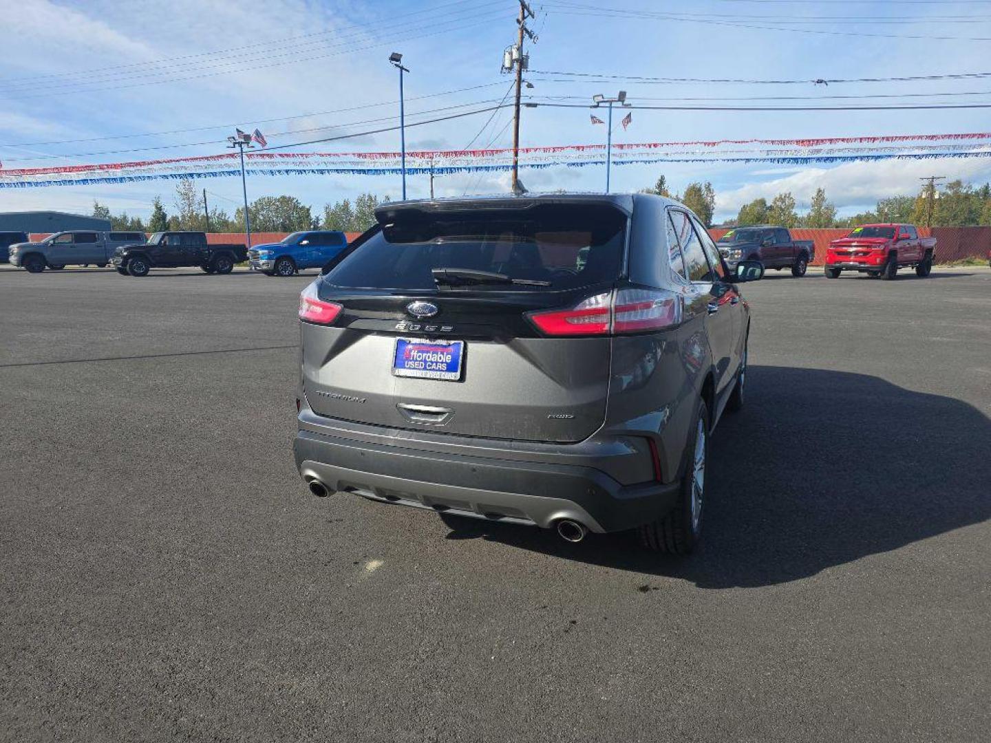 2023 GRAY FORD EDGE TITANIUM (2FMPK4K97PB) with an 2.0L engine, Automatic transmission, located at 2525 S. Cushman, Fairbanks, AK, 99701, (907) 452-5707, 64.824036, -147.712311 - Photo#4