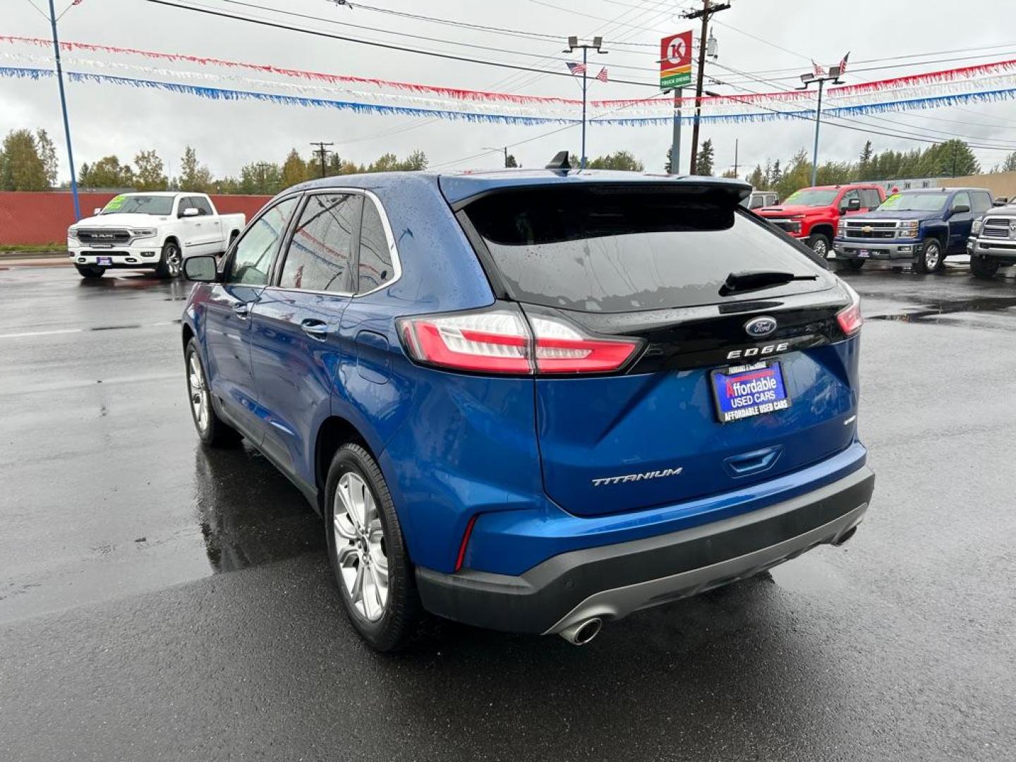 2023 BLUE FORD EDGE TITANIUM (2FMPK4K99PB) with an 2.0L engine, Automatic transmission, located at 2525 S. Cushman, Fairbanks, AK, 99701, (907) 452-5707, 64.824036, -147.712311 - Photo#3