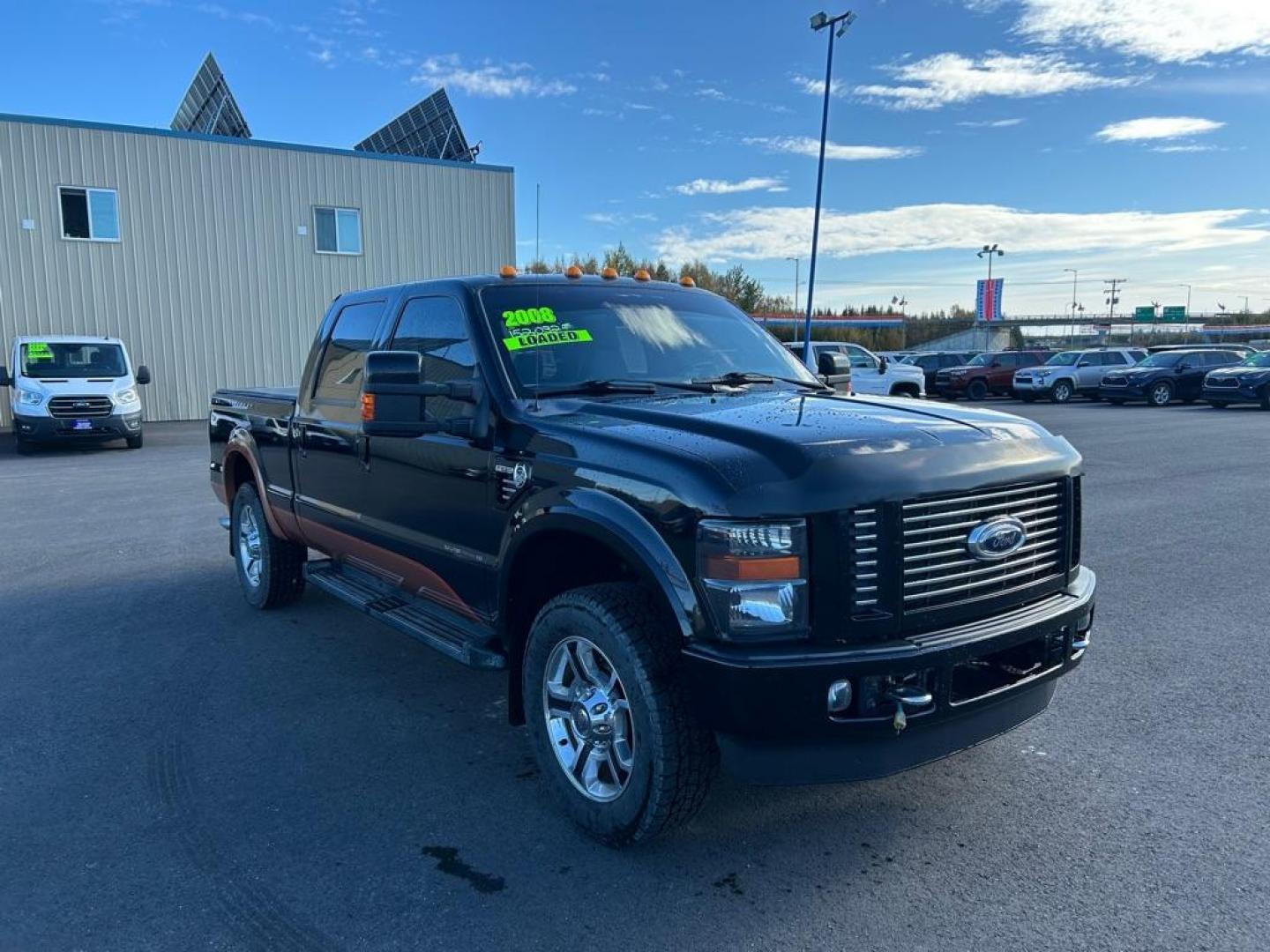 2008 BLACK FORD F250 SUPER DUTY (1FTSW21Y18E) with an 6.8L engine, Automatic transmission, located at 2525 S. Cushman, Fairbanks, AK, 99701, (907) 452-5707, 64.824036, -147.712311 - Photo#1
