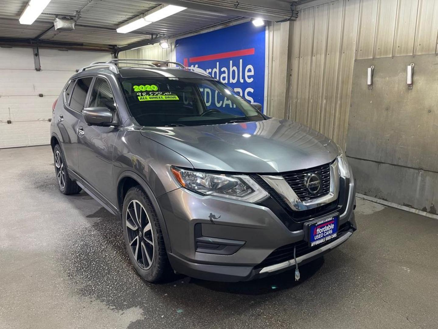 2020 GREY NISSAN ROGUE S S (JN8AT2MV0LW) with an 2.5L engine, Continuously Variable transmission, located at 2525 S. Cushman, Fairbanks, AK, 99701, (907) 452-5707, 64.824036, -147.712311 - Photo#0