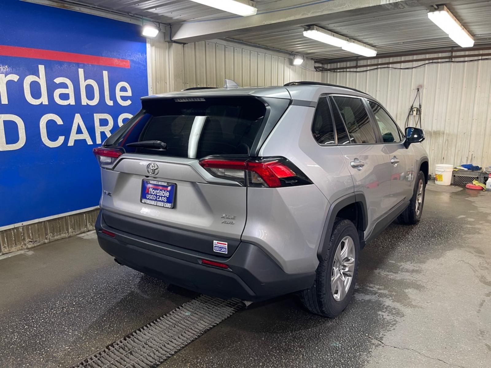 2023 SILVER TOYOTA RAV4 XLE (2T3P1RFV0PW) with an 2.5L engine, Automatic transmission, located at 2525 S. Cushman, Fairbanks, AK, 99701, (907) 452-5707, 64.824036, -147.712311 - Photo#2