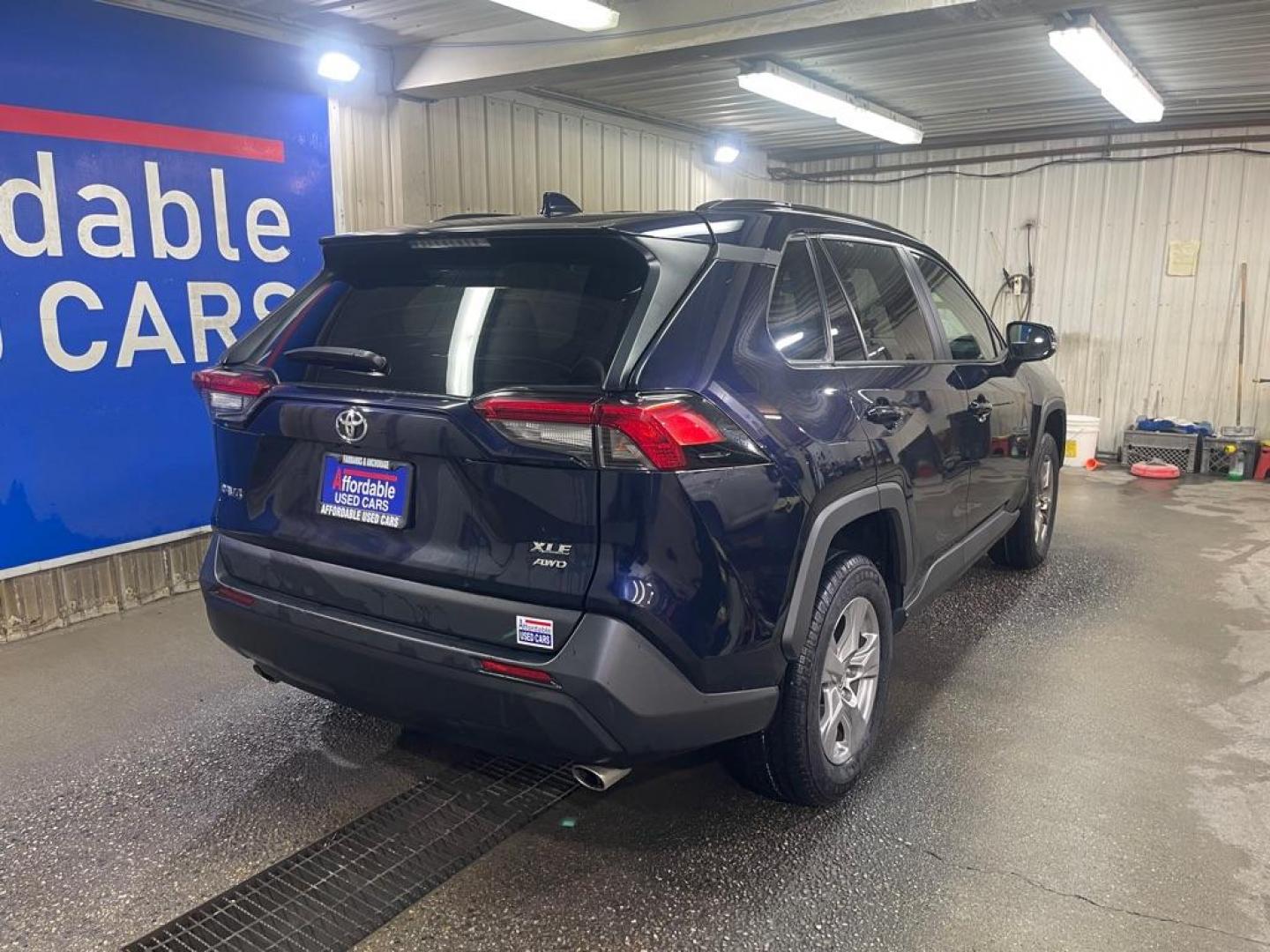 2023 BLUE TOYOTA RAV4 XLE XLE (2T3P1RFV8PW) with an 2.5L engine, Automatic transmission, located at 2525 S. Cushman, Fairbanks, AK, 99701, (907) 452-5707, 64.824036, -147.712311 - Photo#2