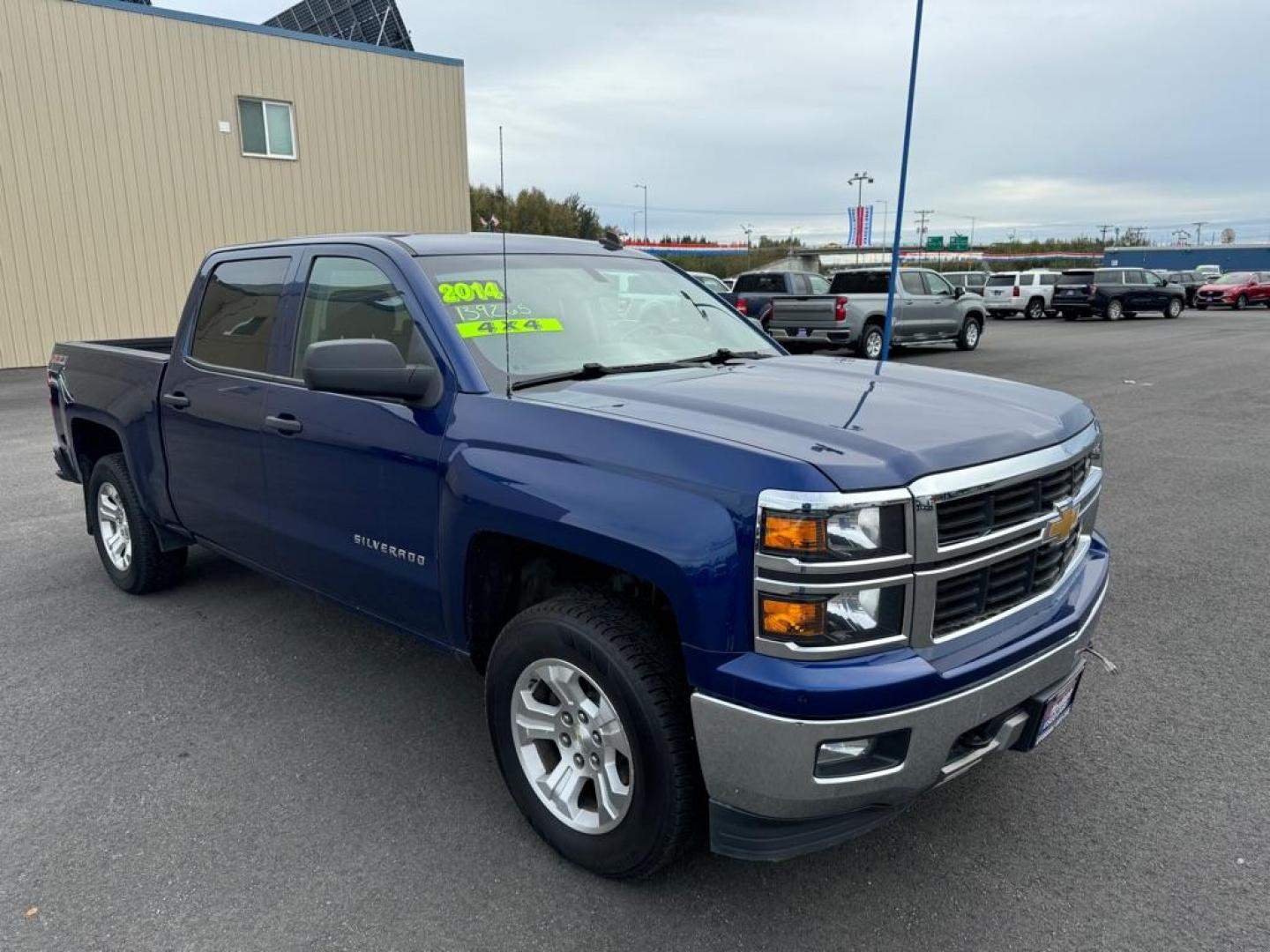 2014 BLUE CHEVROLET SILVERADO 1500 LT (3GCUKREC5EG) with an 5.3L engine, Automatic transmission, located at 2525 S. Cushman, Fairbanks, AK, 99701, (907) 452-5707, 64.824036, -147.712311 - Photo#0