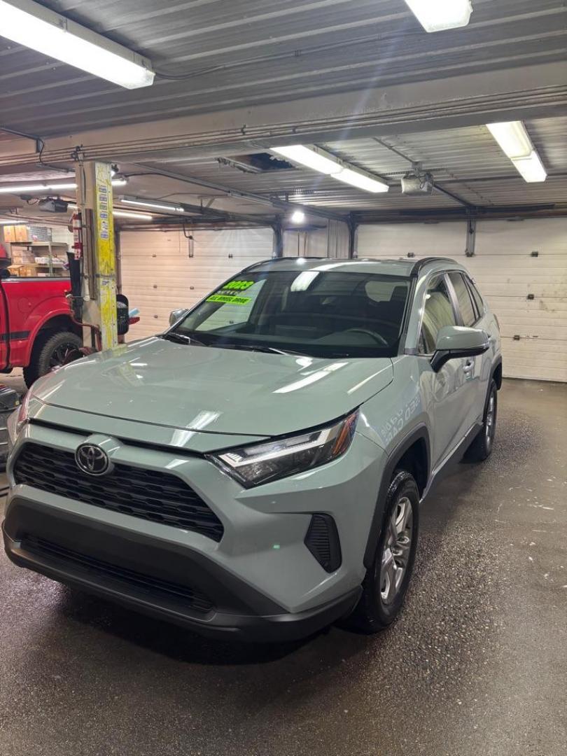 2023 GREEN TOYOTA RAV4 XLE XLE (2T3P1RFV8PW) with an 2.5L engine, Automatic transmission, located at 2525 S. Cushman, Fairbanks, AK, 99701, (907) 452-5707, 64.824036, -147.712311 - Photo#1