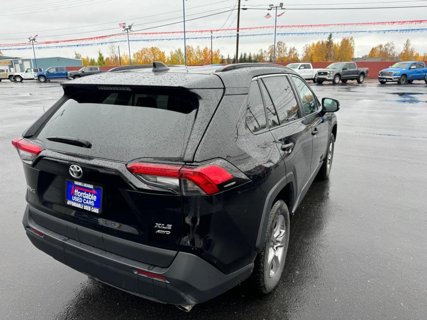 2023 BLACK TOYOTA RAV4 XLE XLE (2T3P1RFV1PW) with an 2.5L engine, Automatic transmission, located at 2525 S. Cushman, Fairbanks, AK, 99701, (907) 452-5707, 64.824036, -147.712311 - Photo#2