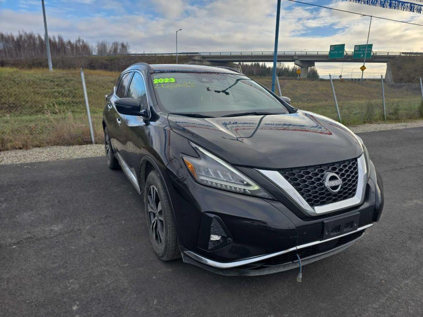 2023 BLACK NISSAN MURANO SV SV (5N1AZ2BS2PC) with an 3.5L engine, Automatic transmission, located at 2525 S. Cushman, Fairbanks, AK, 99701, (907) 452-5707, 64.824036, -147.712311 - Photo#0
