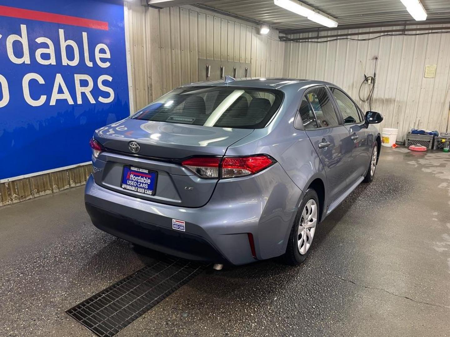 2023 BLUE TOYOTA COROLLA LE LE (5YFB4MDE2PP) with an 2.0L engine, Continuously Variable transmission, located at 2525 S. Cushman, Fairbanks, AK, 99701, (907) 452-5707, 64.824036, -147.712311 - Photo#2