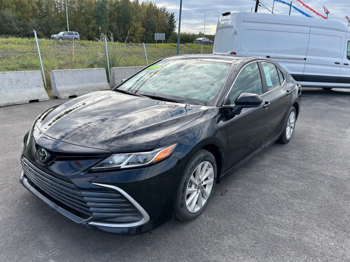 2023 BLACK TOYOTA CAMRY LE LE (4T1C11BK9PU) with an 2.5L engine, Automatic transmission, located at 2525 S. Cushman, Fairbanks, AK, 99701, (907) 452-5707, 64.824036, -147.712311- Photo#0