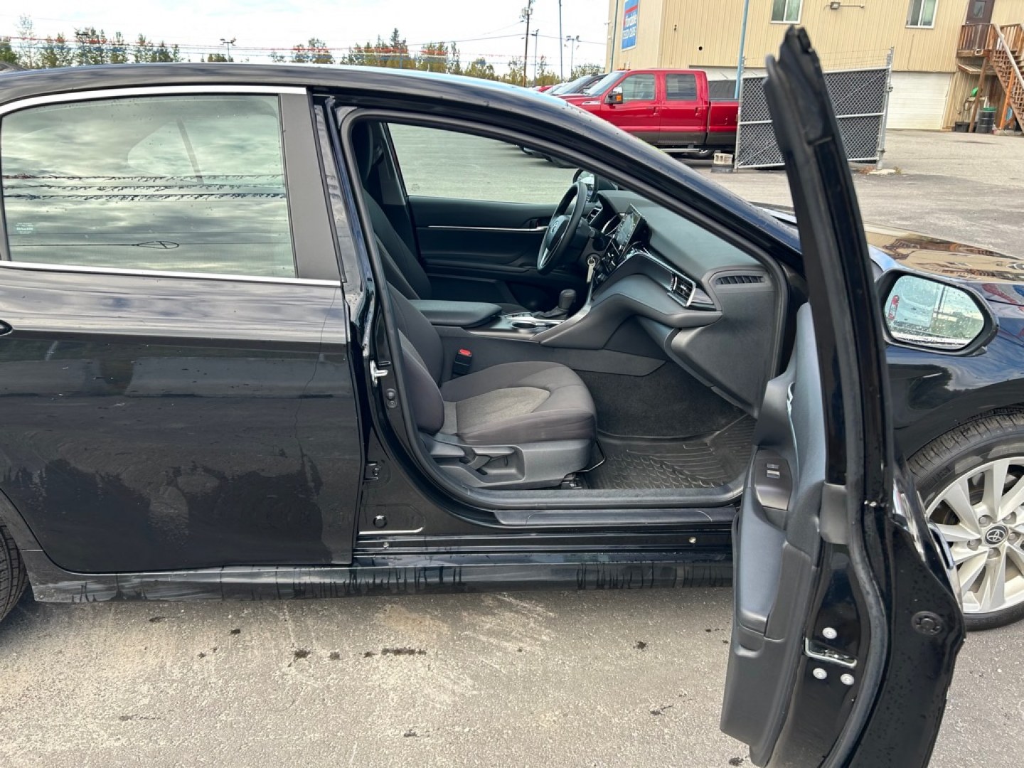 2023 BLACK TOYOTA CAMRY LE LE (4T1C11BK9PU) with an 2.5L engine, Automatic transmission, located at 2525 S. Cushman, Fairbanks, AK, 99701, (907) 452-5707, 64.824036, -147.712311- Photo#4