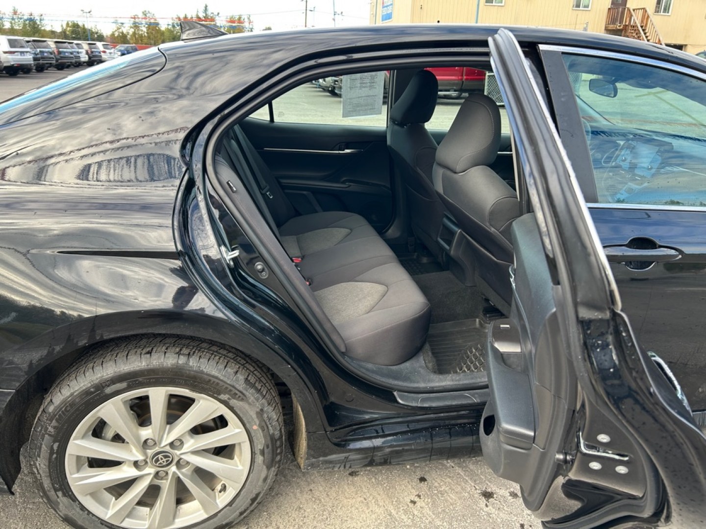 2023 BLACK TOYOTA CAMRY LE LE (4T1C11BK9PU) with an 2.5L engine, Automatic transmission, located at 2525 S. Cushman, Fairbanks, AK, 99701, (907) 452-5707, 64.824036, -147.712311- Photo#5