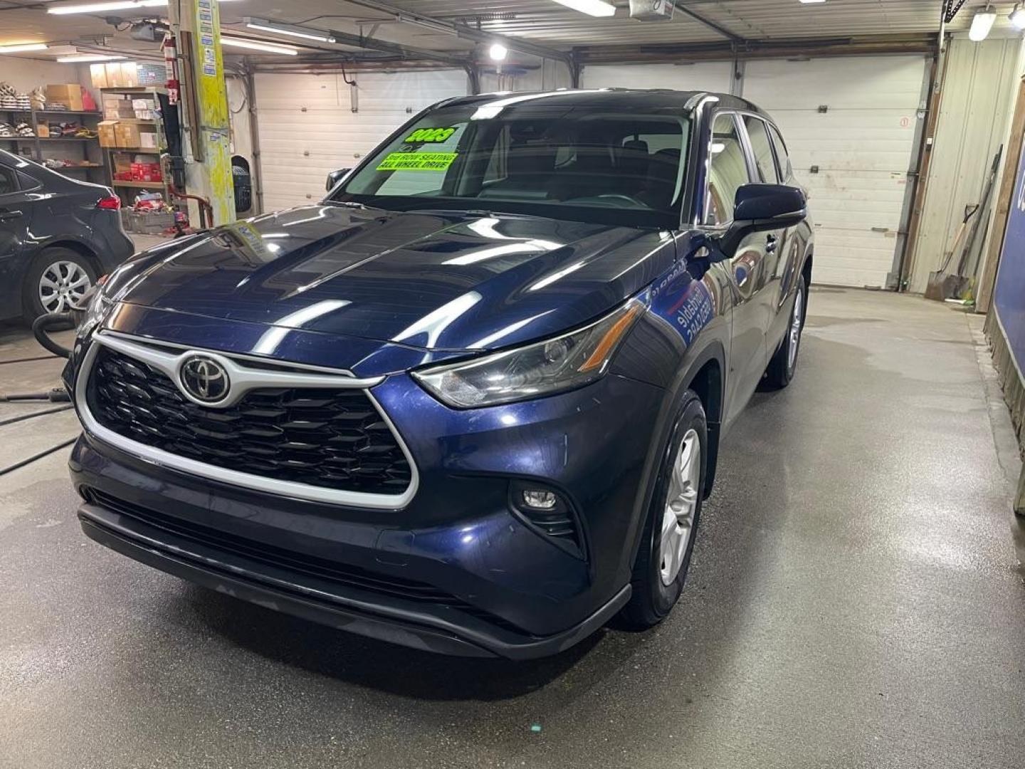 2023 BLUE TOYOTA HIGHLANDER L (5TDKDRBHXPS) with an 2.4L engine, Automatic transmission, located at 2525 S. Cushman, Fairbanks, AK, 99701, (907) 452-5707, 64.824036, -147.712311 - Photo#1