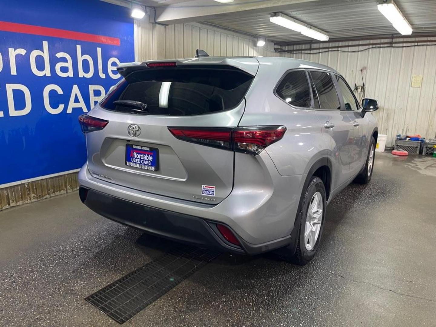 2023 SILVER TOYOTA HIGHLANDER L (5TDKDRBH9PS) with an 2.4L engine, Automatic transmission, located at 2525 S. Cushman, Fairbanks, AK, 99701, (907) 452-5707, 64.824036, -147.712311 - Photo#2