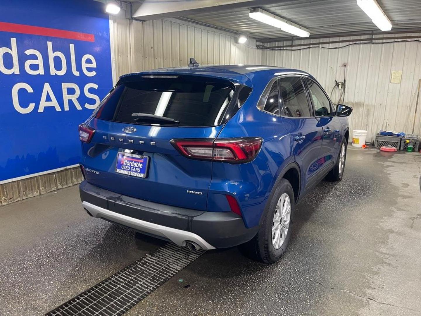 2023 BLUE FORD ESCAPE ACTIVE (1FMCU9GN0PU) with an 1.5L engine, Automatic transmission, located at 2525 S. Cushman, Fairbanks, AK, 99701, (907) 452-5707, 64.824036, -147.712311 - Photo#2