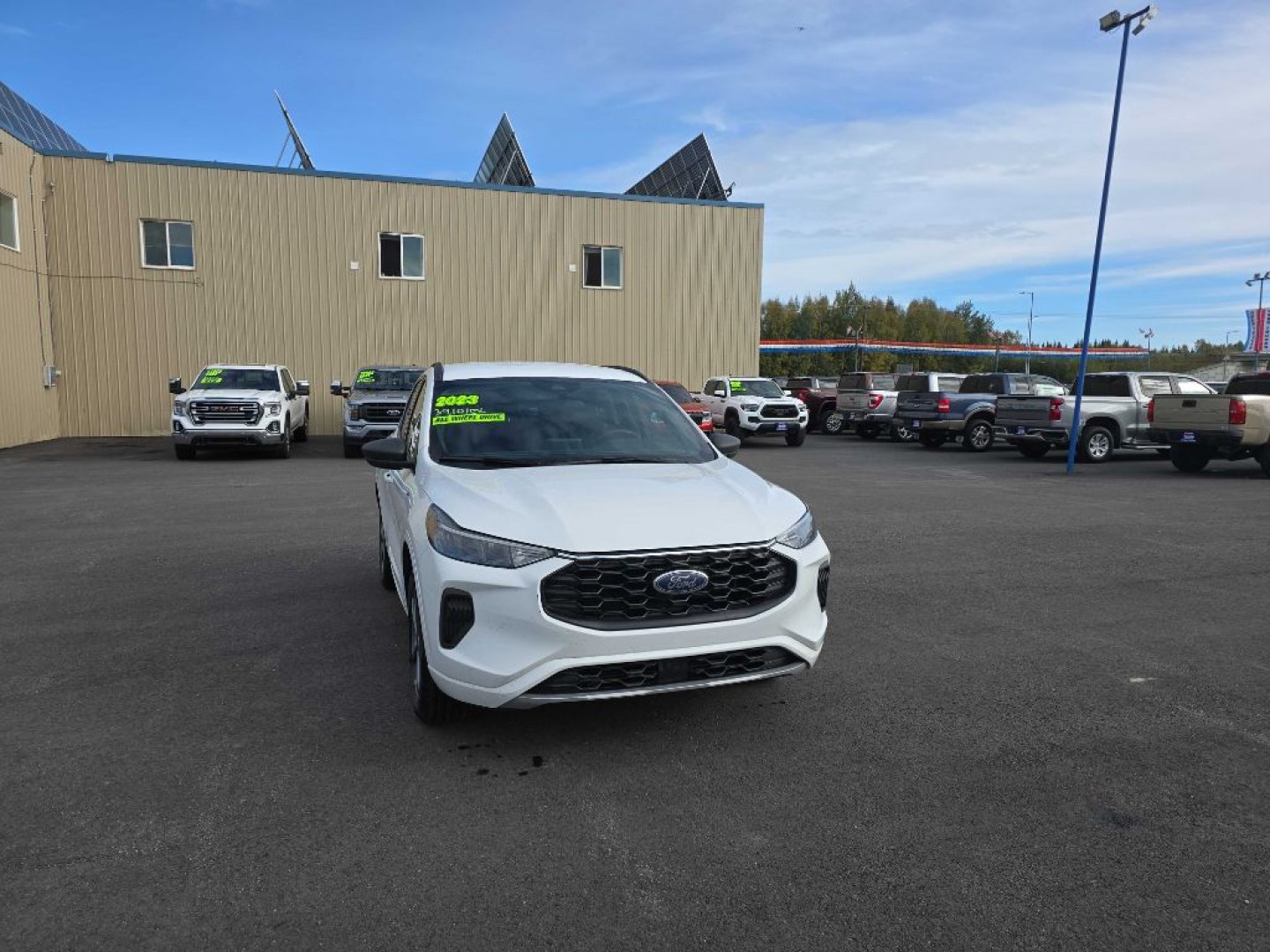 2023 WHITE FORD ESCAPE ST LINE ST LINE (1FMCU9MNXPU) with an 1.5L engine, Automatic transmission, located at 2525 S. Cushman, Fairbanks, AK, 99701, (907) 452-5707, 64.824036, -147.712311- Photo#0