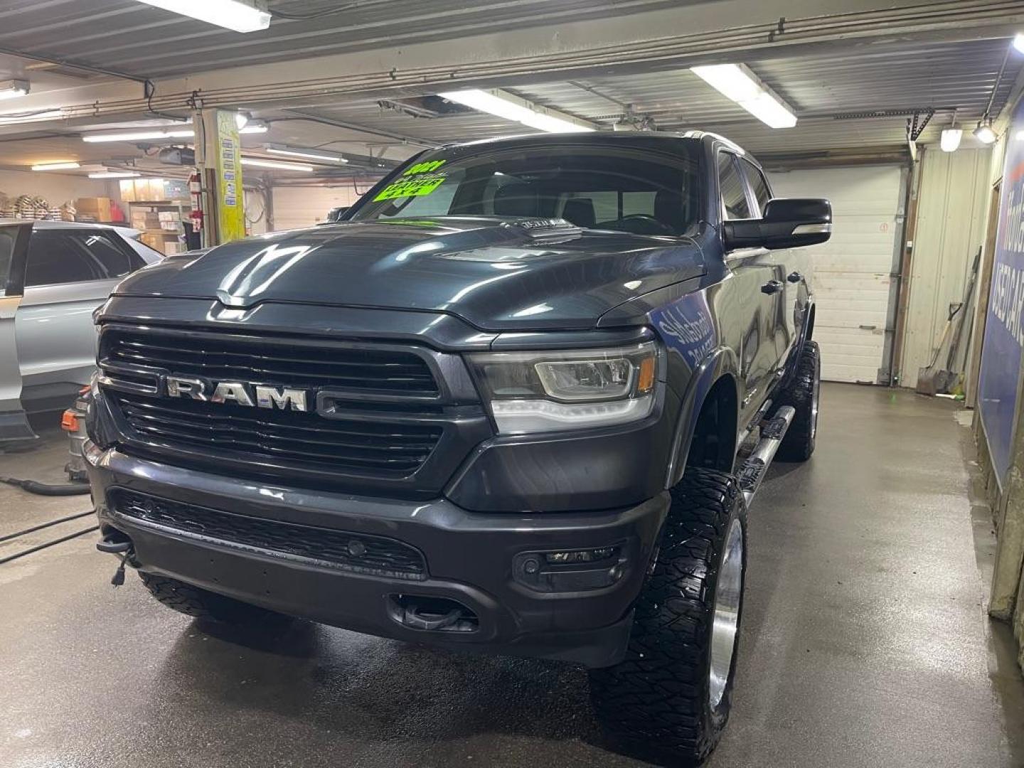 2021 BLUE RAM 1500 LARAMIE (1C6SRFJT5MN) with an 5.7L engine, Automatic transmission, located at 2525 S. Cushman, Fairbanks, AK, 99701, (907) 452-5707, 64.824036, -147.712311 - Photo#1
