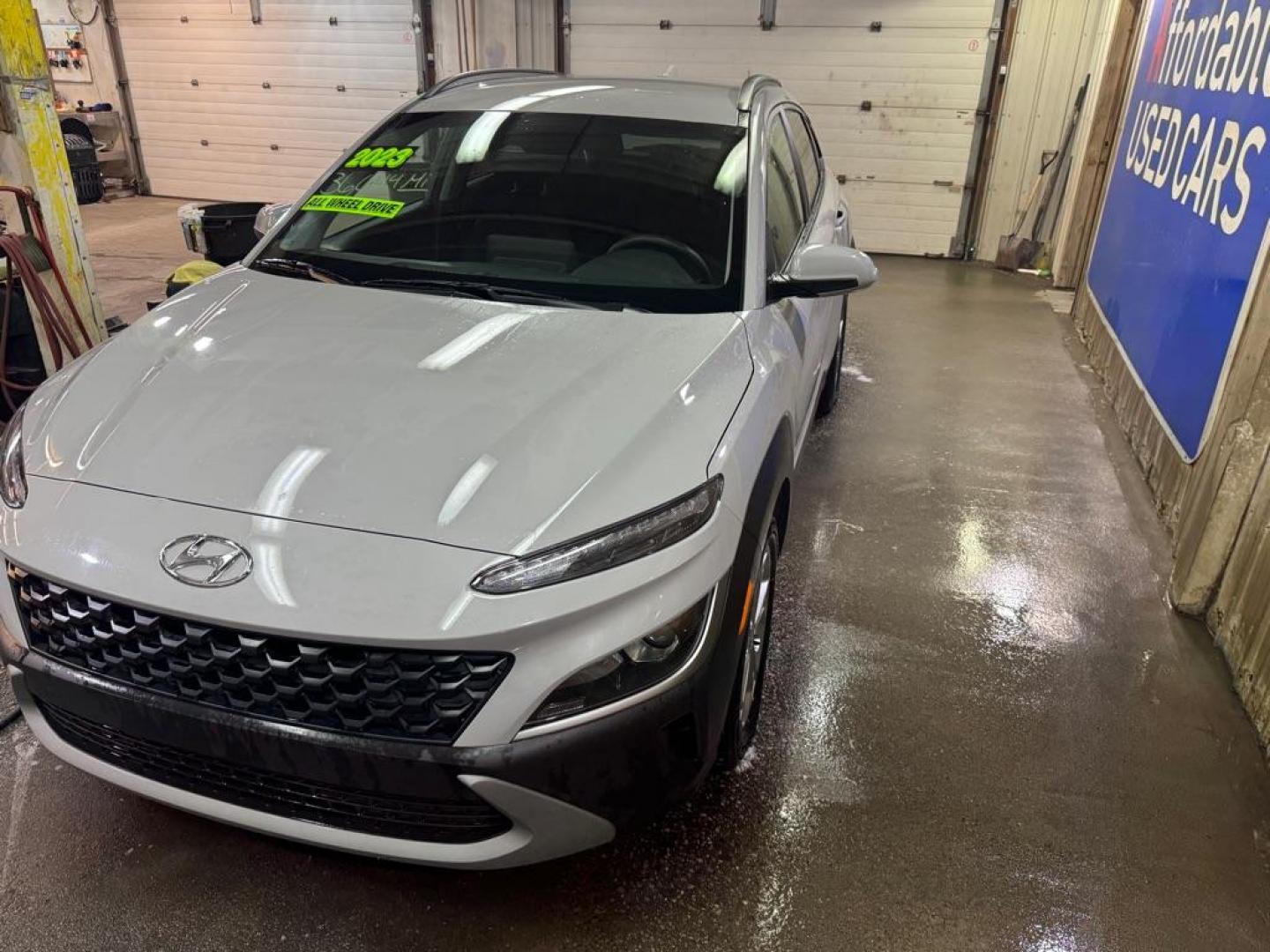 2023 SILVER HYUNDAI KONA SEL (KM8K6CAB4PU) with an 2.0L engine, Continuously Variable transmission, located at 2525 S. Cushman, Fairbanks, AK, 99701, (907) 452-5707, 64.824036, -147.712311 - Photo#1