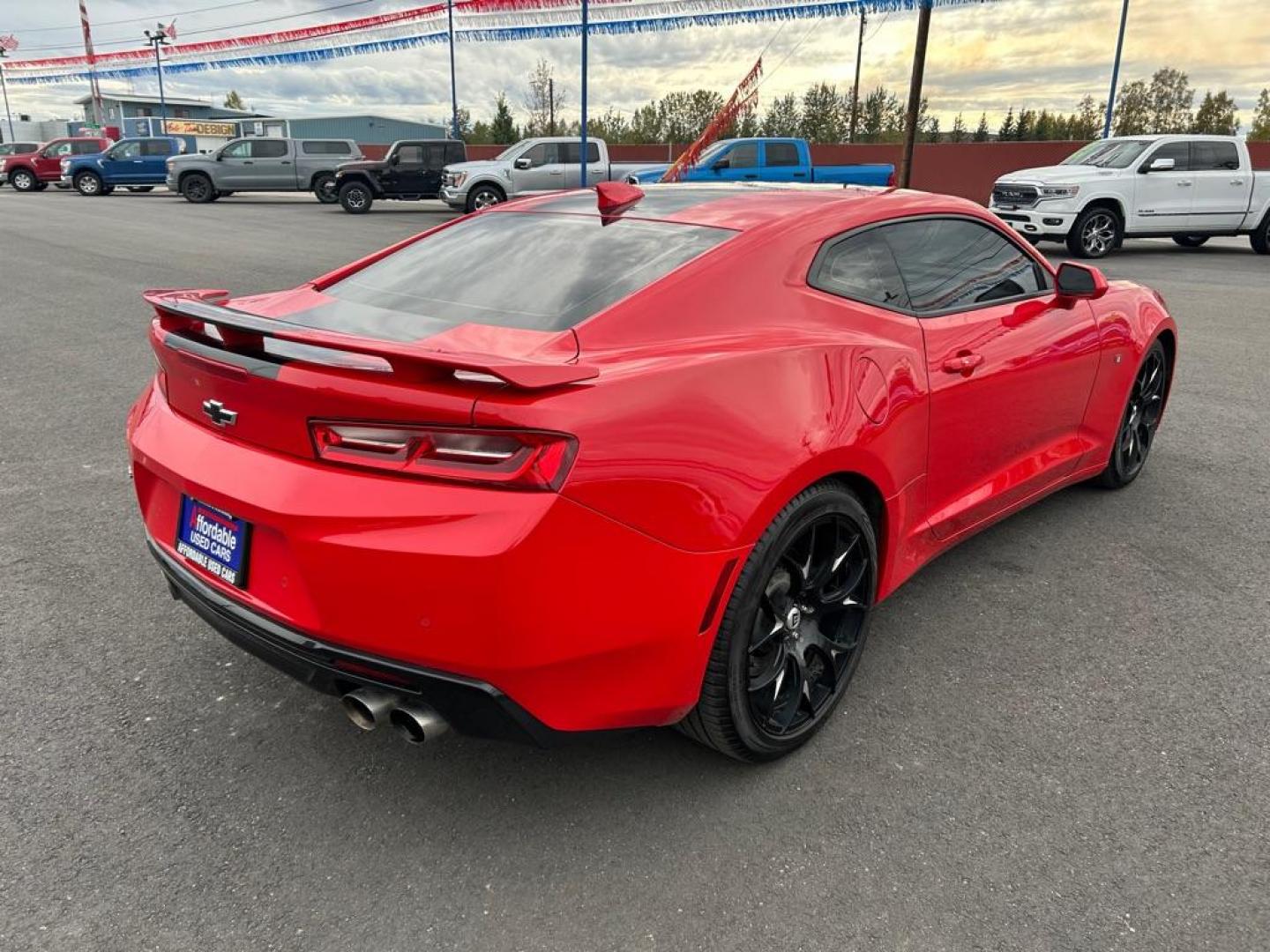 2017 RED CHEVROLET CAMARO SS (1G1FG1R72H0) with an 6.2L engine, 6-Speed Manual transmission, located at 2525 S. Cushman, Fairbanks, AK, 99701, (907) 452-5707, 64.824036, -147.712311 - Photo#2