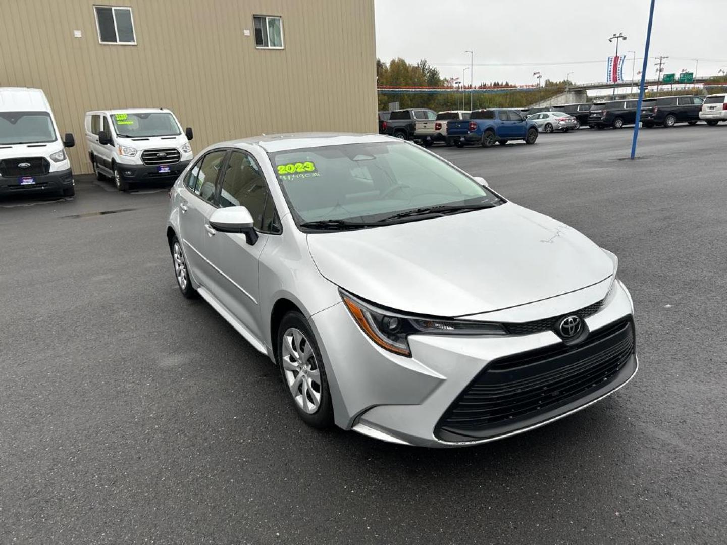 2023 SILVER TOYOTA COROLLA LE LE (5YFB4MDE7PP) with an 2.0L engine, Continuously Variable transmission, located at 2525 S. Cushman, Fairbanks, AK, 99701, (907) 452-5707, 64.824036, -147.712311 - Photo#1