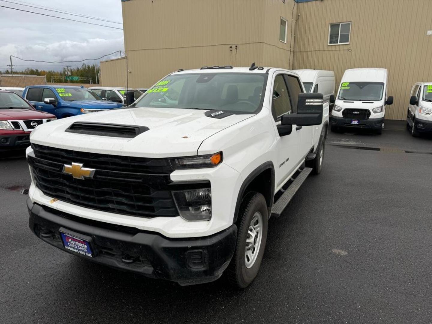 2025 WHITE CHEVROLET SILVERADO 3500 (1GC4KSE73SF) with an 6.6L engine, Automatic transmission, located at 2525 S. Cushman, Fairbanks, AK, 99701, (907) 452-5707, 64.824036, -147.712311 - Photo#0