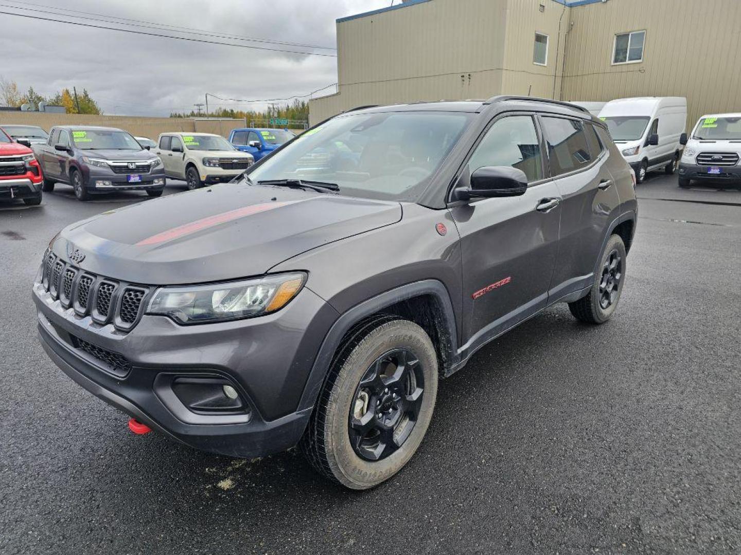 2023 GREY JEEP COMPASS TRAILHAWK (3C4NJDDN9PT) with an 2.0L engine, Automatic transmission, located at 2525 S. Cushman, Fairbanks, AK, 99701, (907) 452-5707, 64.824036, -147.712311 - Photo#1