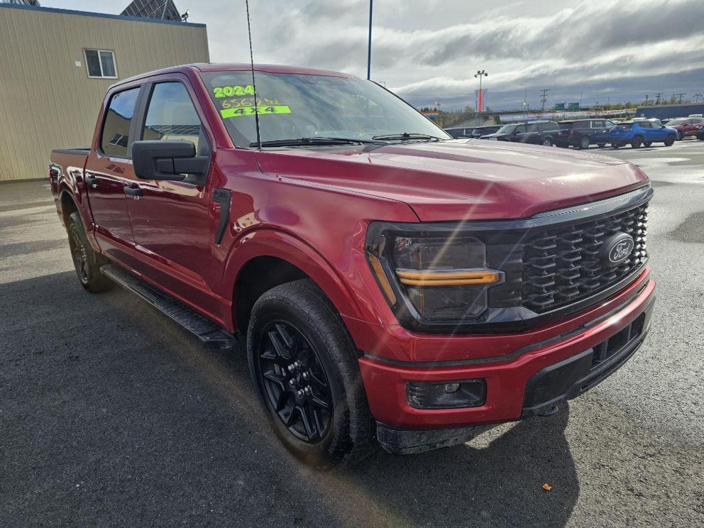 2024 RED FORD F150 STX STX (1FTEW2LP2RK) with an 2.7L engine, Automatic transmission, located at 2525 S. Cushman, Fairbanks, AK, 99701, (907) 452-5707, 64.824036, -147.712311 - Photo#0