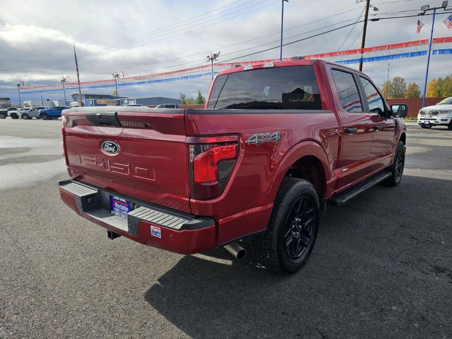 2024 RED FORD F150 STX STX (1FTEW2LP2RK) with an 2.7L engine, Automatic transmission, located at 2525 S. Cushman, Fairbanks, AK, 99701, (907) 452-5707, 64.824036, -147.712311 - Photo#3