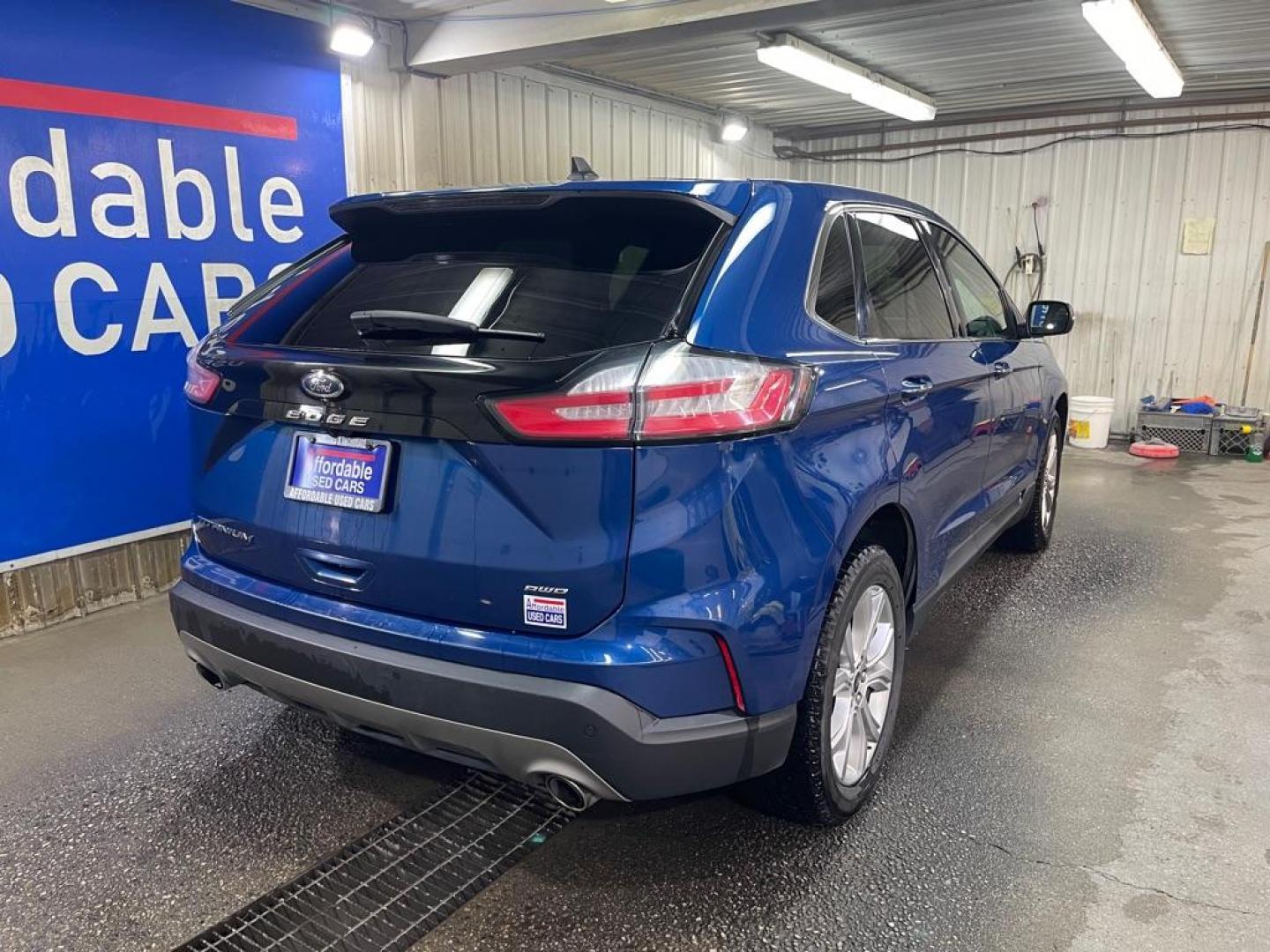2023 BLUE FORD EDGE TITANIUM (2FMPK4K90PB) with an 2.0L engine, Automatic transmission, located at 2525 S. Cushman, Fairbanks, AK, 99701, (907) 452-5707, 64.824036, -147.712311 - Photo#2