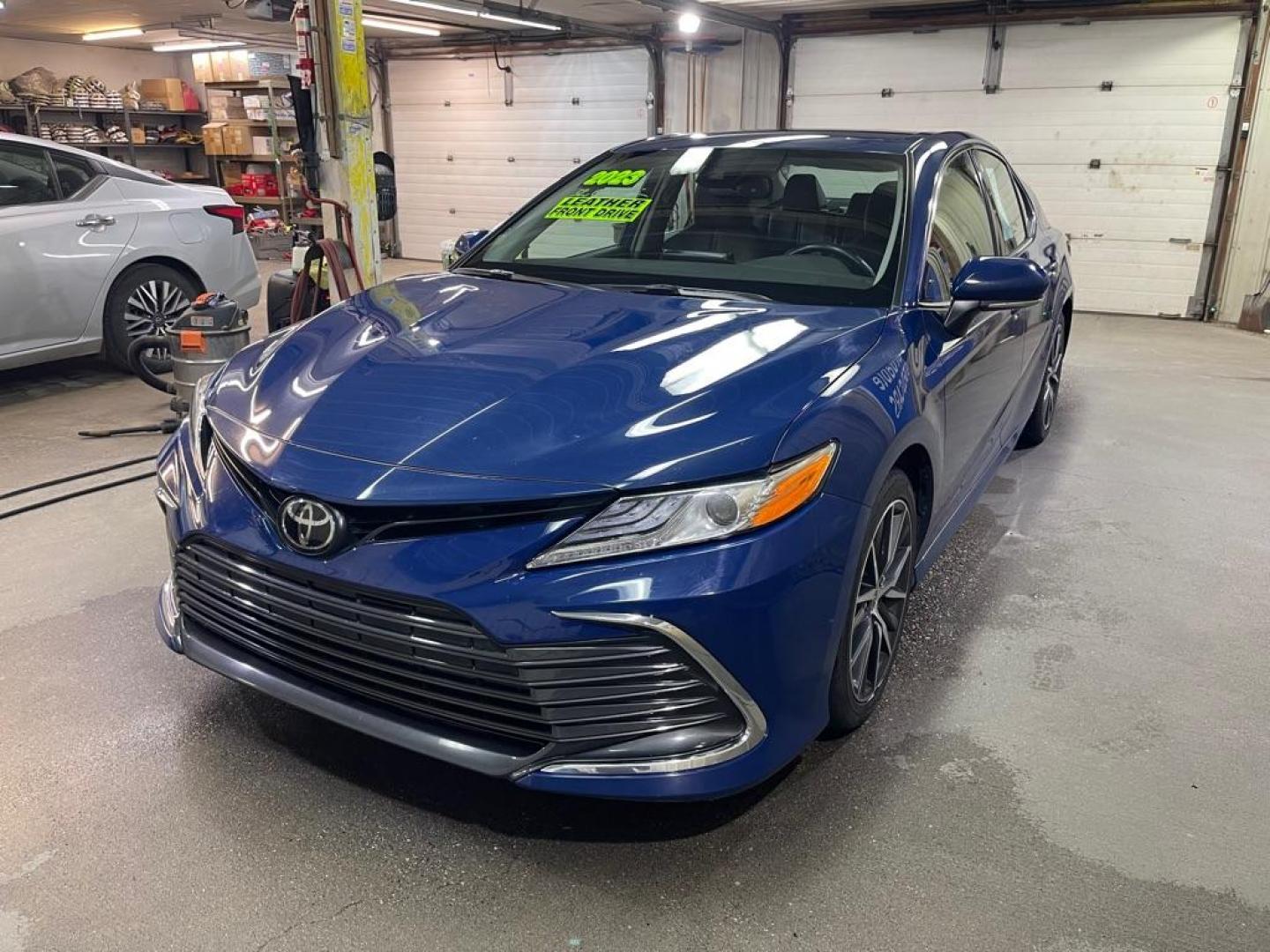2023 BLUE TOYOTA CAMRY XLE (4T1F11AK1PU) with an 2.5L engine, Automatic transmission, located at 2525 S. Cushman, Fairbanks, AK, 99701, (907) 452-5707, 64.824036, -147.712311 - Photo#1