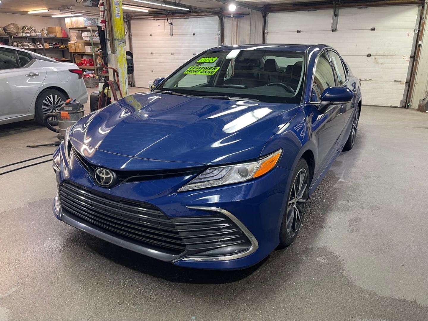 2023 BLUE TOYOTA CAMRY XLE XLE (4T1F11AK1PU) with an 2.5L engine, Automatic transmission, located at 2525 S. Cushman, Fairbanks, AK, 99701, (907) 452-5707, 64.824036, -147.712311- Photo#1