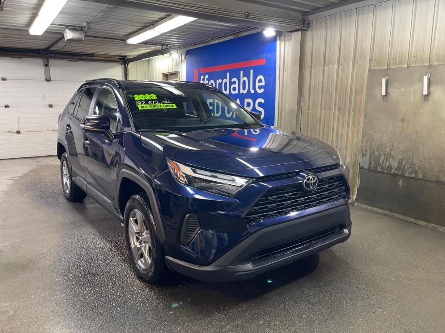 2023 BLUE TOYOTA RAV4 XLE XLE (2T3P1RFV3PW) with an 2.5L engine, Automatic transmission, located at 2525 S. Cushman, Fairbanks, AK, 99701, (907) 452-5707, 64.824036, -147.712311 - Photo#0