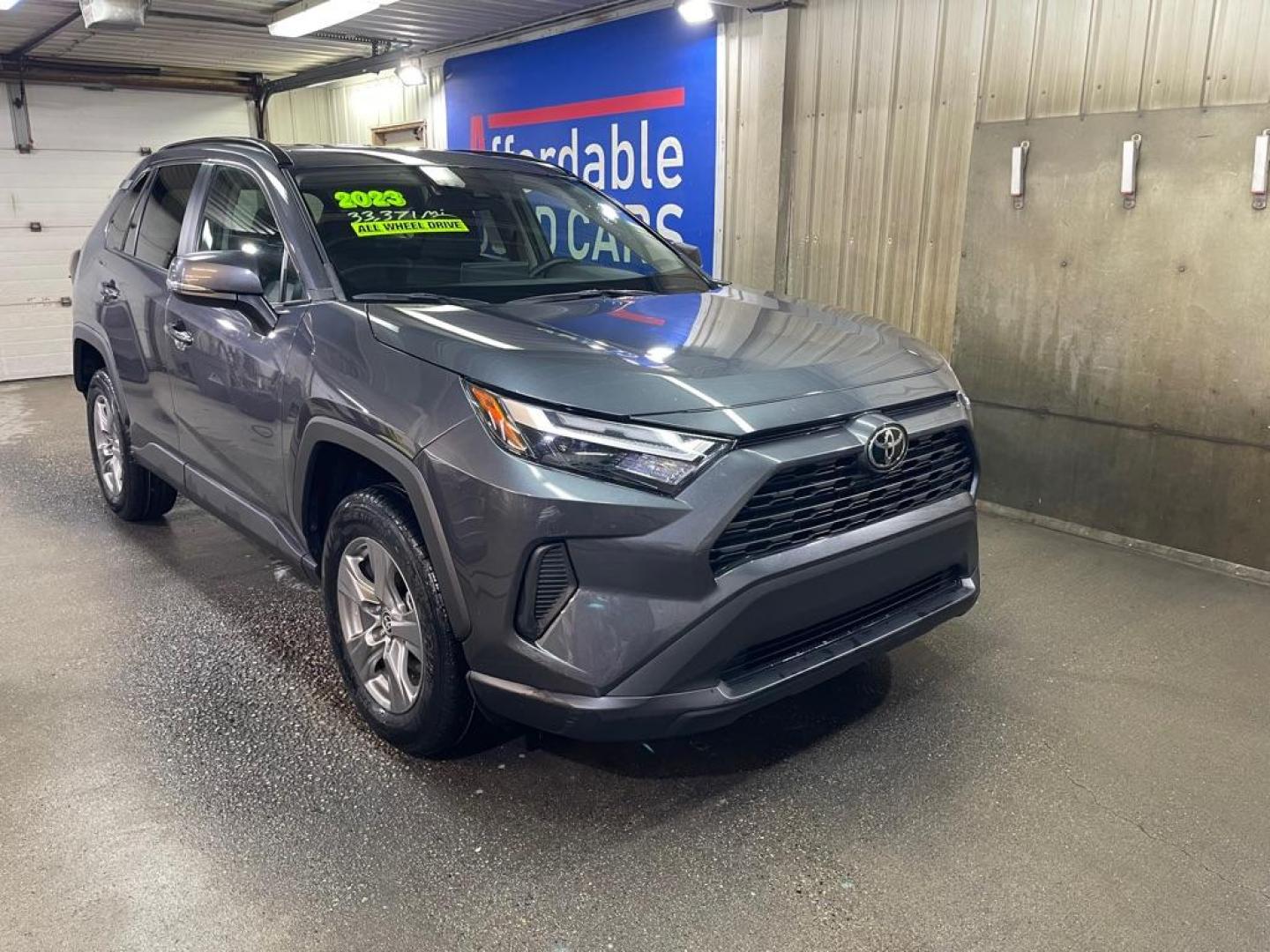 2023 GRAY TOYOTA RAV4 XLE (2T3P1RFV2PW) with an 2.5L engine, Automatic transmission, located at 2525 S. Cushman, Fairbanks, AK, 99701, (907) 452-5707, 64.824036, -147.712311 - Photo#0