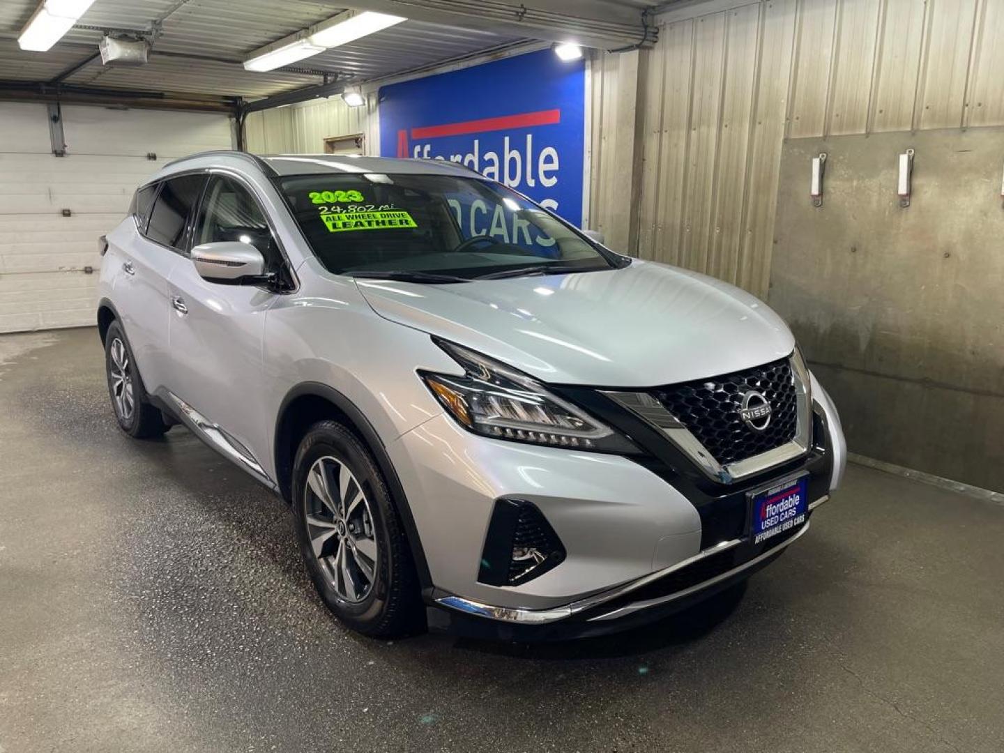 2023 BLACK NISSAN MURANO SV SV (5N1AZ2BSXPC) with an 3.5L engine, Automatic transmission, located at 2525 S. Cushman, Fairbanks, AK, 99701, (907) 452-5707, 64.824036, -147.712311 - Photo#0