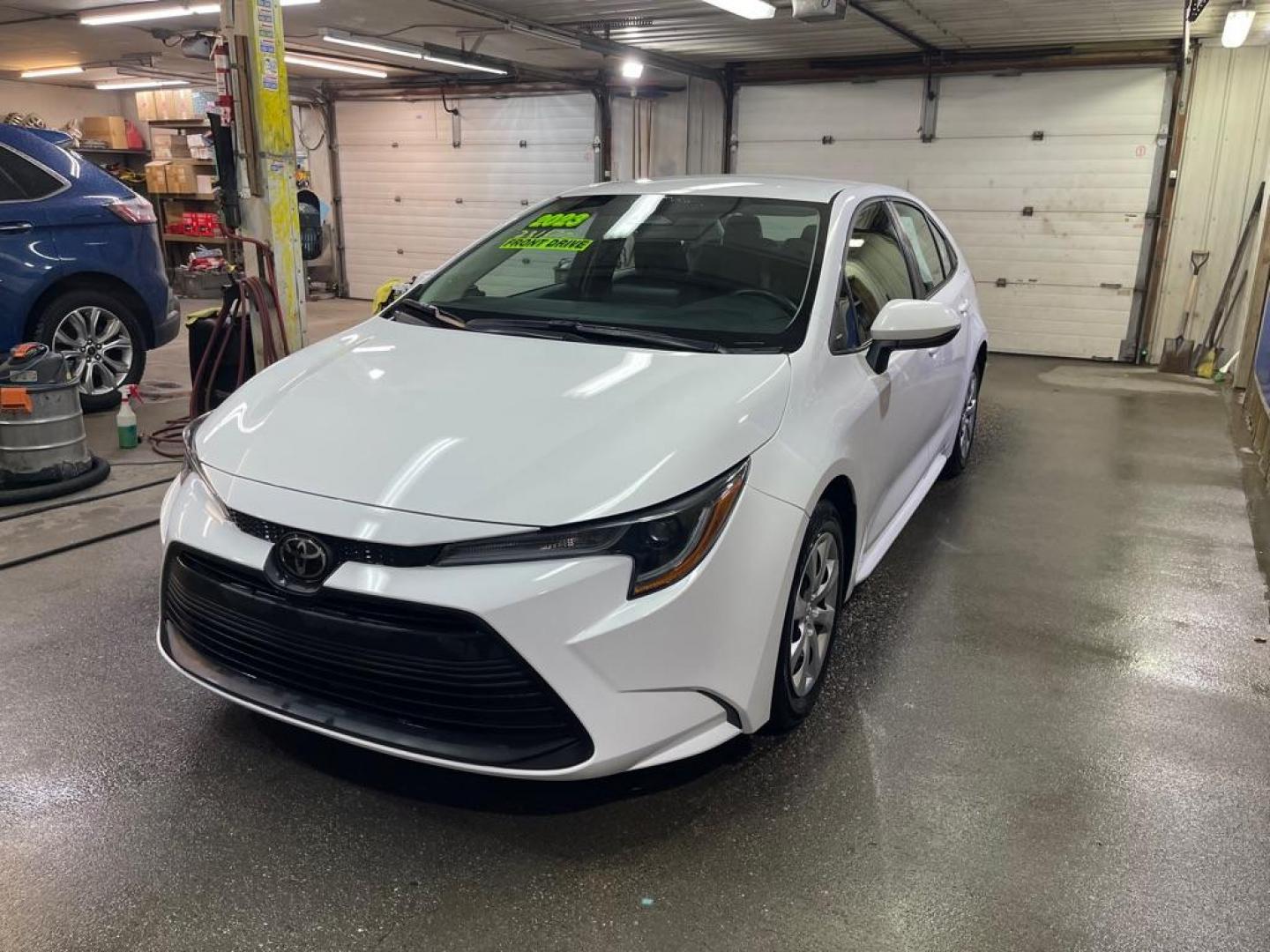2023 WHITE TOYOTA COROLLA LE LE (5YFB4MDE3PP) with an 2.0L engine, Continuously Variable transmission, located at 2525 S. Cushman, Fairbanks, AK, 99701, (907) 452-5707, 64.824036, -147.712311 - Photo#1