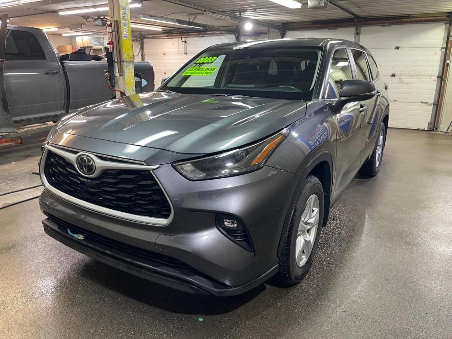 2023 GRAY TOYOTA HIGHLANDER L (5TDKDRBHXPS) with an 2.4L engine, Automatic transmission, located at 2525 S. Cushman, Fairbanks, AK, 99701, (907) 452-5707, 64.824036, -147.712311 - Photo#1