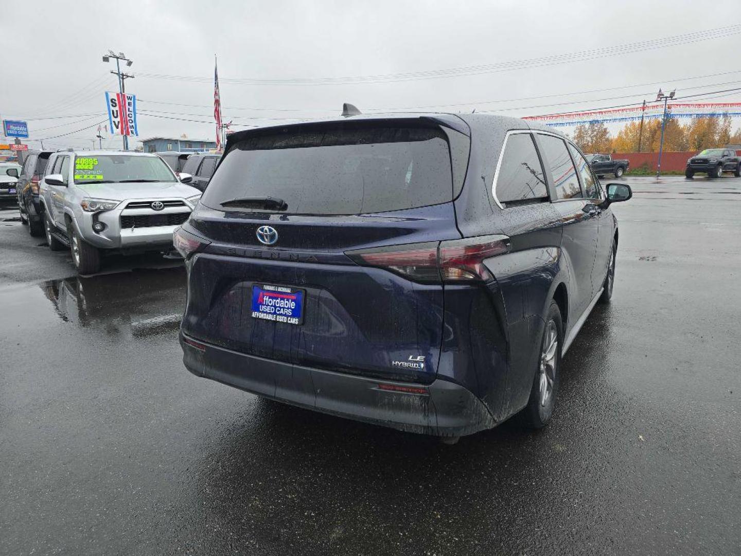 2023 BLUE TOYOTA SIENNA LE (5TDKRKEC2PS) with an 2.5L engine, Continuously Variable transmission, located at 2525 S. Cushman, Fairbanks, AK, 99701, (907) 452-5707, 64.824036, -147.712311 - Photo#2