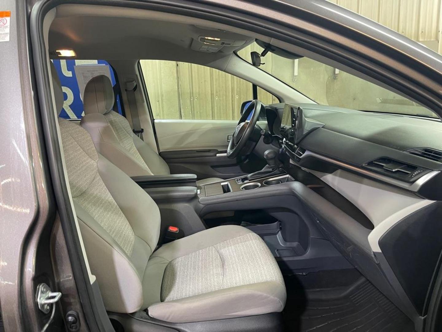 2023 GRAY TOYOTA SIENNA LE (5TDKRKECXPS) with an 2.5L engine, Continuously Variable transmission, located at 2525 S. Cushman, Fairbanks, AK, 99701, (907) 452-5707, 64.824036, -147.712311 - Photo#3