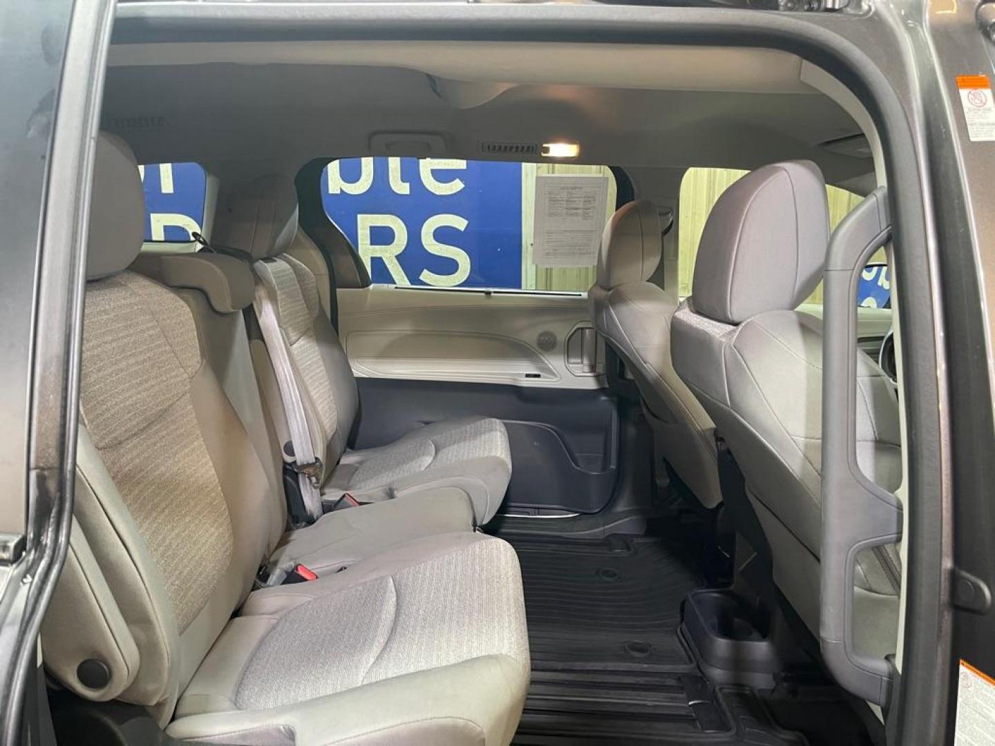 2023 GRAY TOYOTA SIENNA LE (5TDKRKECXPS) with an 2.5L engine, Continuously Variable transmission, located at 2525 S. Cushman, Fairbanks, AK, 99701, (907) 452-5707, 64.824036, -147.712311 - Photo#4