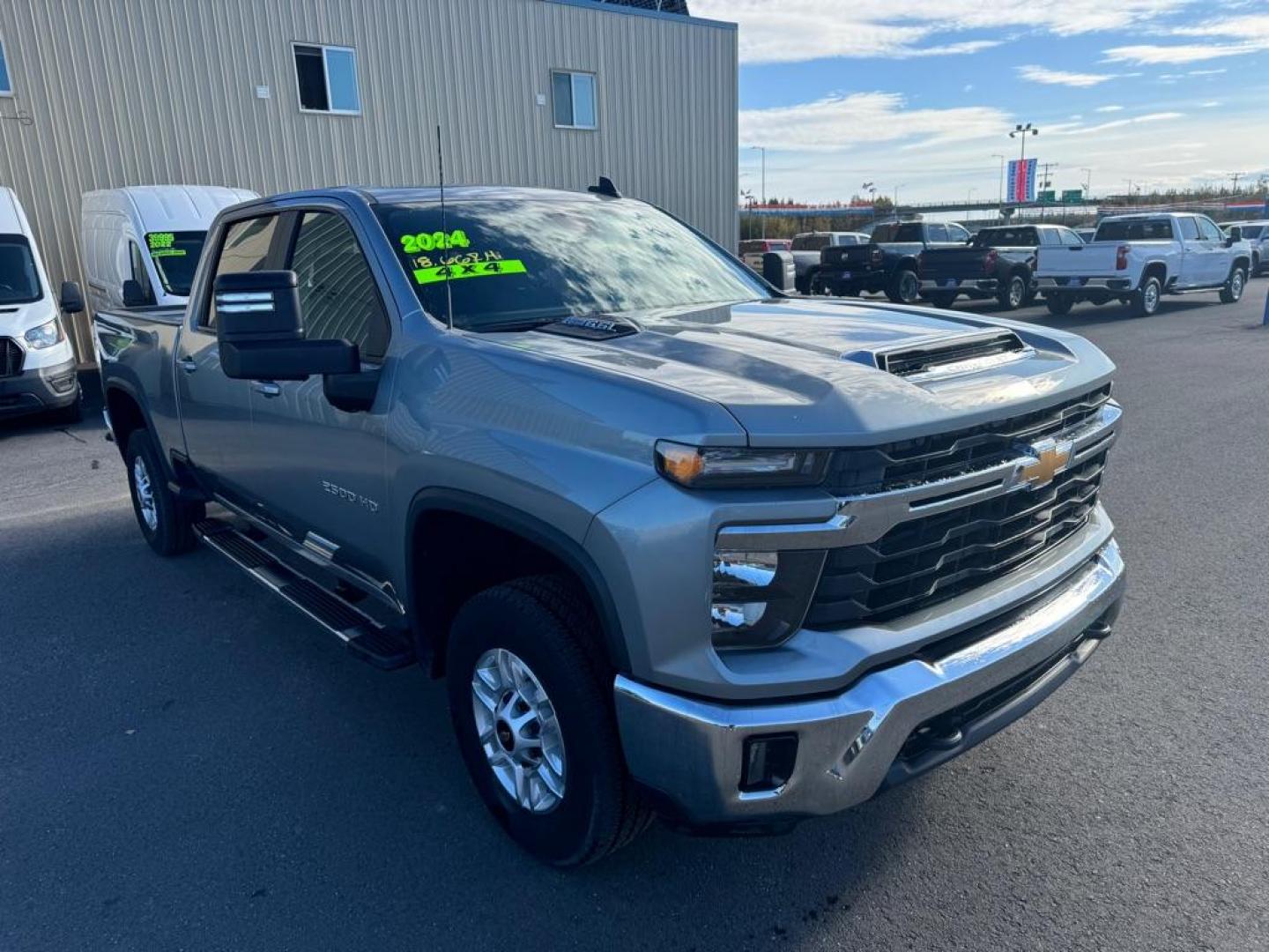 2024 GREY CHEVROLET SILVERADO 2500 HEAVY DUTY LT (1GC4YNE76RF) with an 6.6L engine, Automatic transmission, located at 2525 S. Cushman, Fairbanks, AK, 99701, (907) 452-5707, 64.824036, -147.712311 - Photo#0