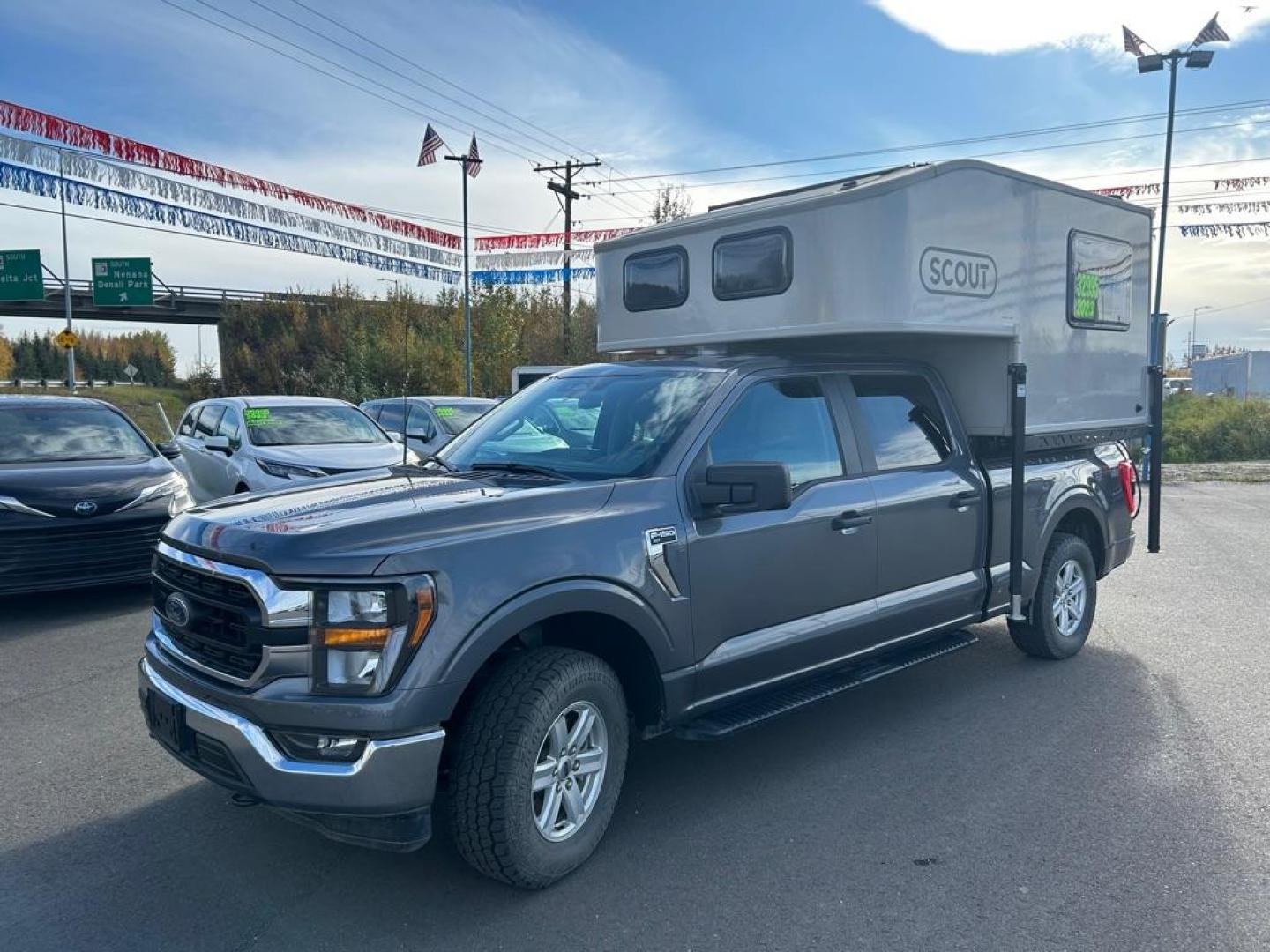 2023 SILVER FORD F150 SUPERCREW (1FTFW1E58PK) with an 5.0L engine, Automatic transmission, located at 2525 S. Cushman, Fairbanks, AK, 99701, (907) 452-5707, 64.824036, -147.712311 - Photo#0