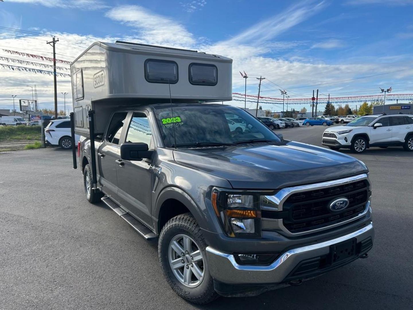2023 SILVER FORD F150 SUPERCREW (1FTFW1E58PK) with an 5.0L engine, Automatic transmission, located at 2525 S. Cushman, Fairbanks, AK, 99701, (907) 452-5707, 64.824036, -147.712311 - Photo#1
