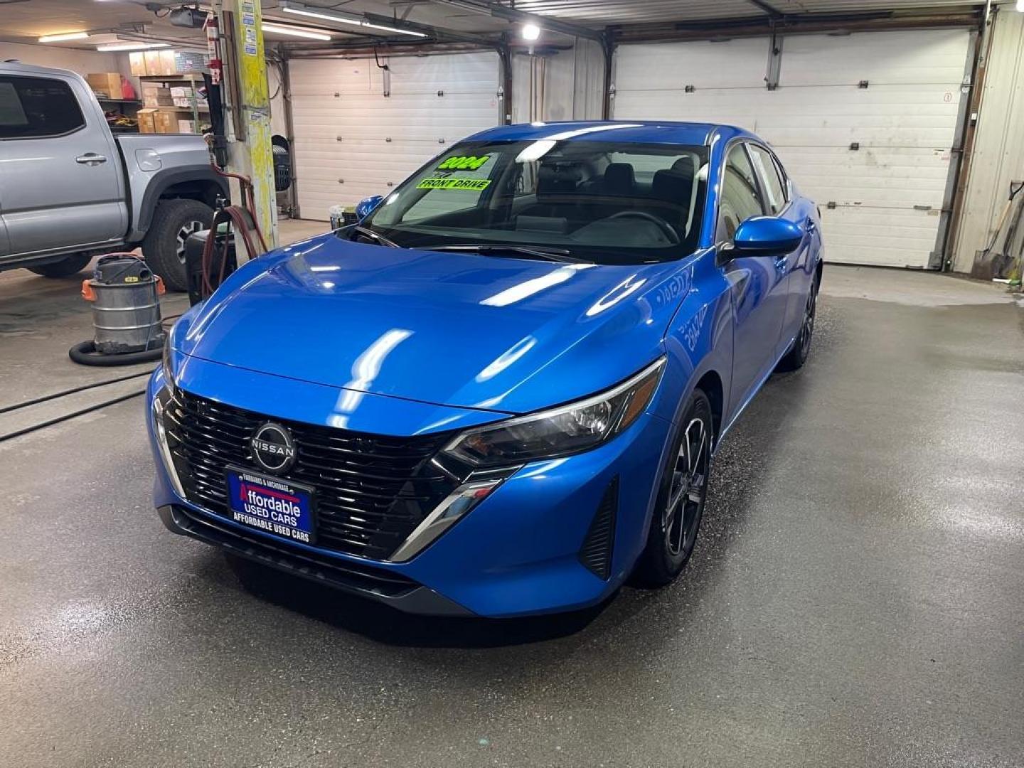 2024 BLUE NISSAN SENTRA SV (3N1AB8CVXRY) with an 2.0L engine, Continuously Variable transmission, located at 2525 S. Cushman, Fairbanks, AK, 99701, (907) 452-5707, 64.824036, -147.712311 - Photo#1