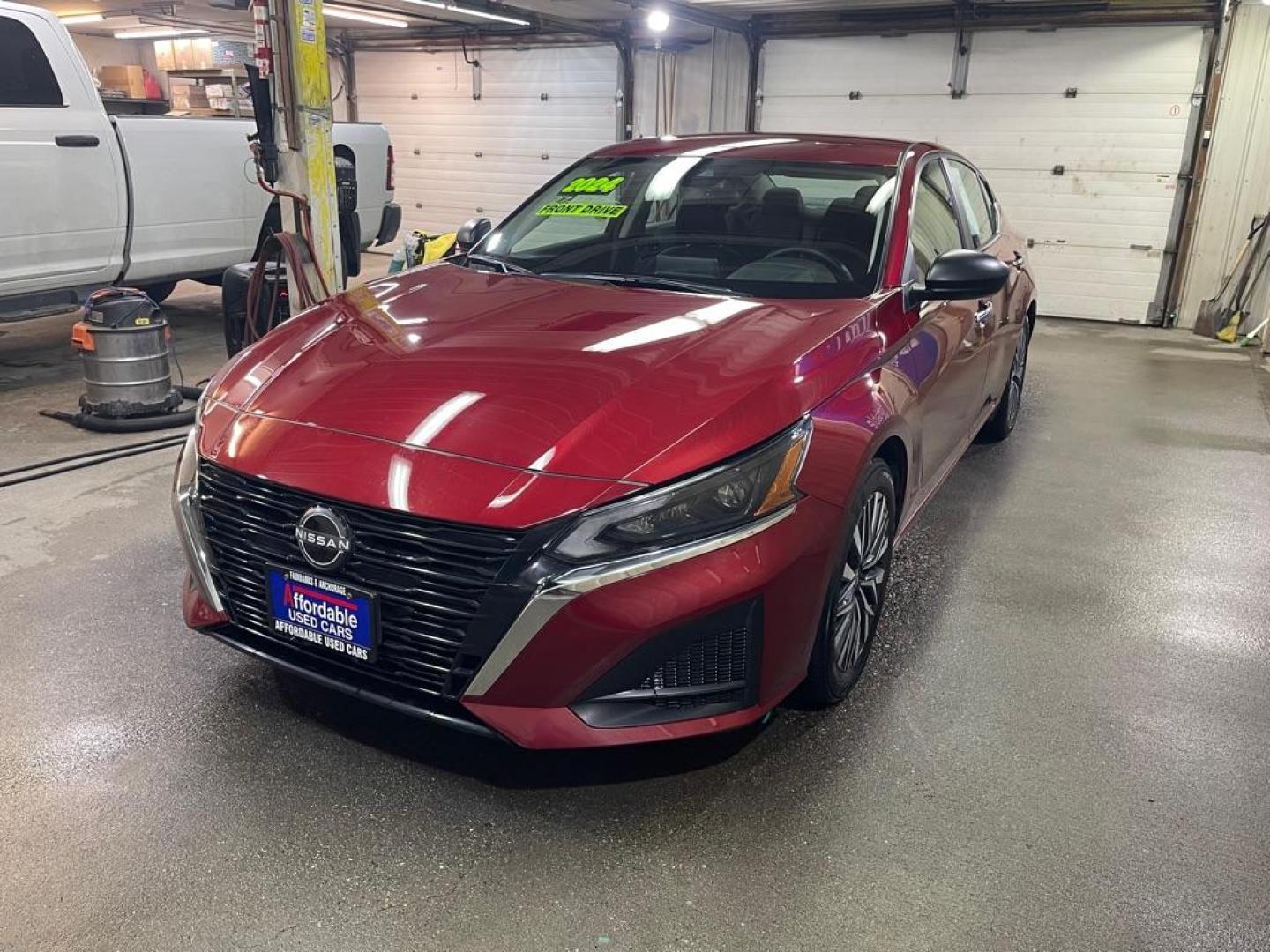 2024 RED NISSAN ALTIMA SV (1N4BL4DVXRN) with an 2.5L engine, Continuously Variable transmission, located at 2525 S. Cushman, Fairbanks, AK, 99701, (907) 452-5707, 64.824036, -147.712311 - Photo#1